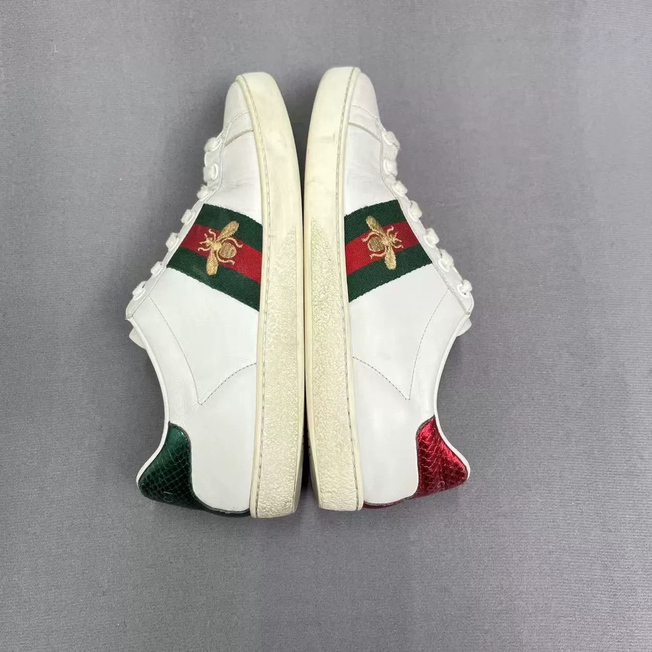 Gucci Gucci Ace Classic Bee White Sneakers Size US 5.5 / IT 35.5 - 5 Thumbnail