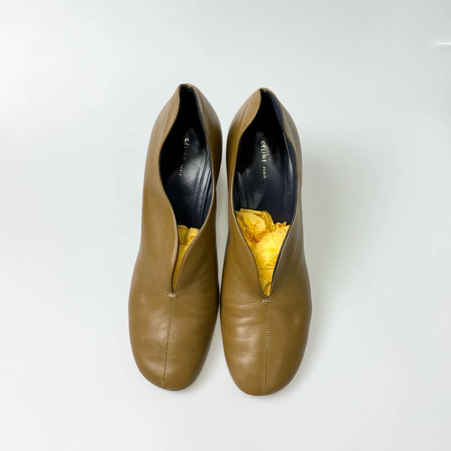 Celine CELINE All-Leather High Heels Size US 8 / IT 38 - 4 Thumbnail