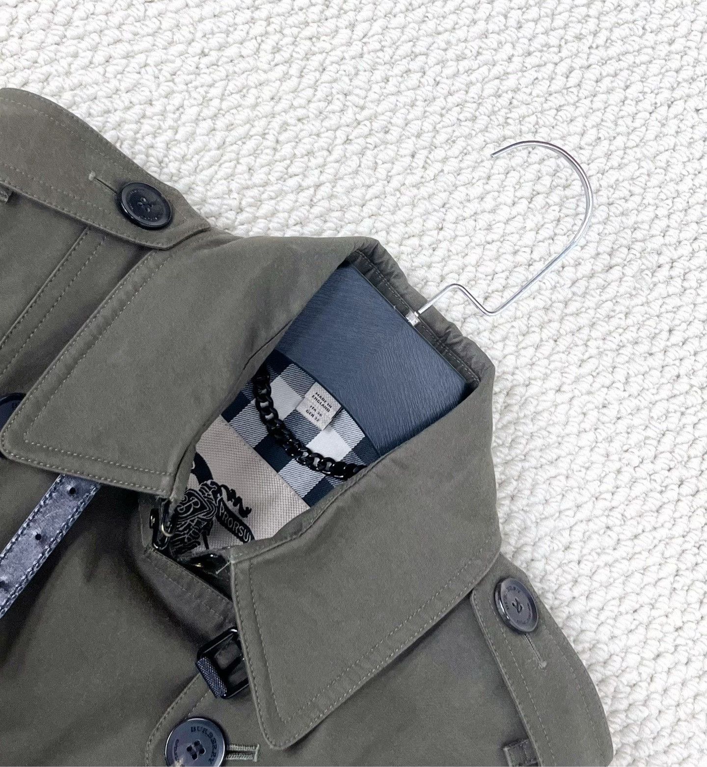 Burberry Burberry Double-Breasted Belted Trench Coat Size XXS / US 00 / IT 34 - 3 Thumbnail