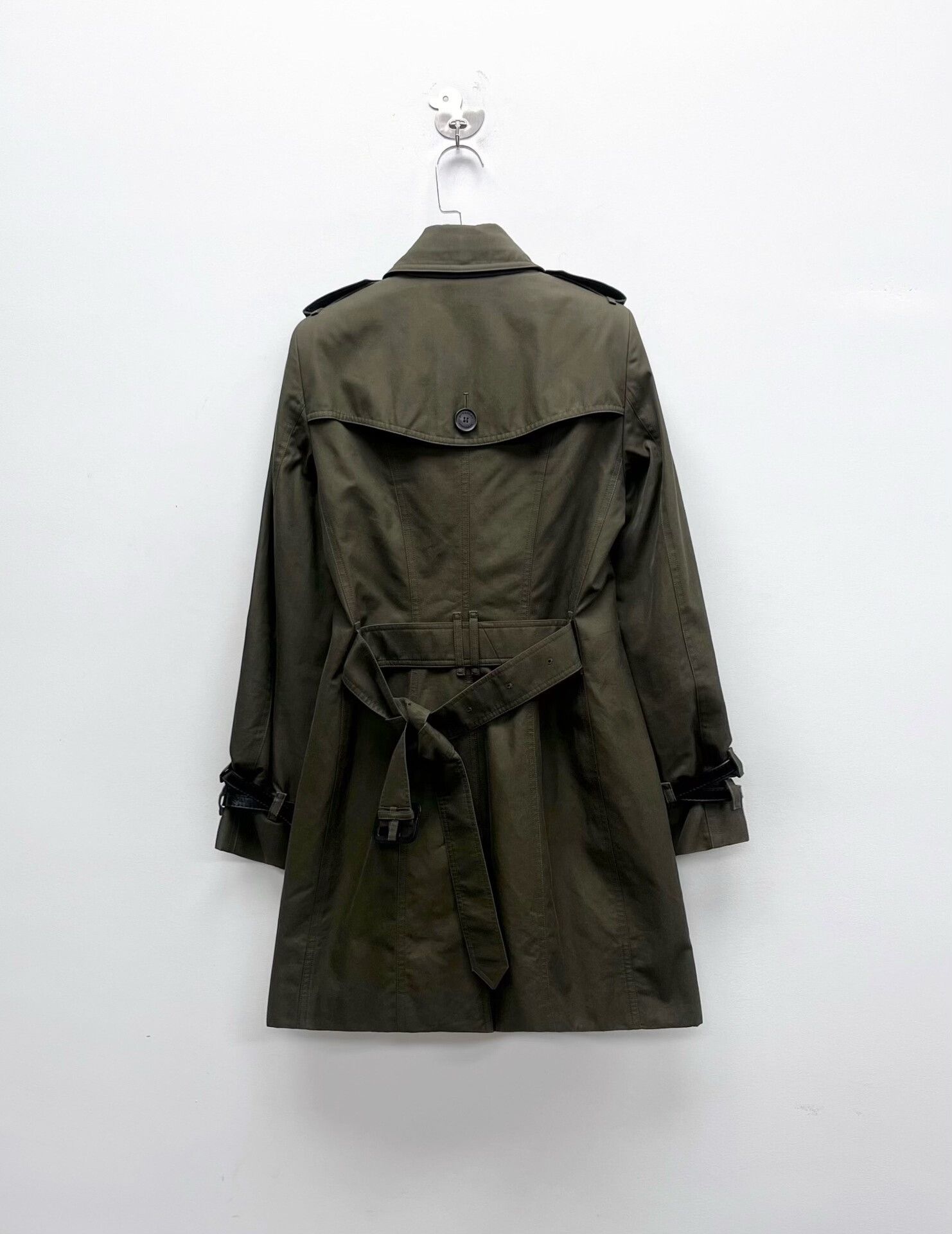 Burberry Burberry Double-Breasted Belted Trench Coat Size XXS / US 00 / IT 34 - 2 Thumbnail