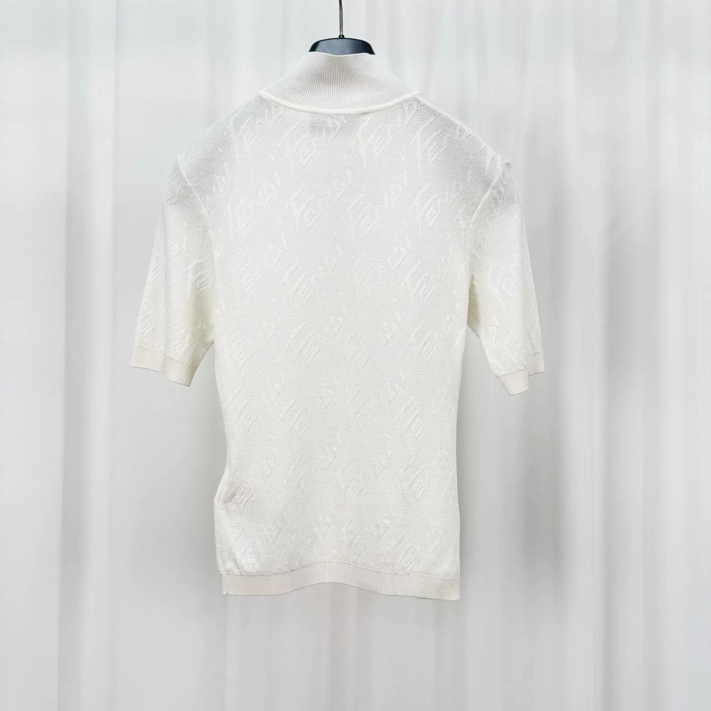 Fendi Fendi Logo Print Knit Short Sleeve Size S / US 4 / IT 40 - 2 Thumbnail