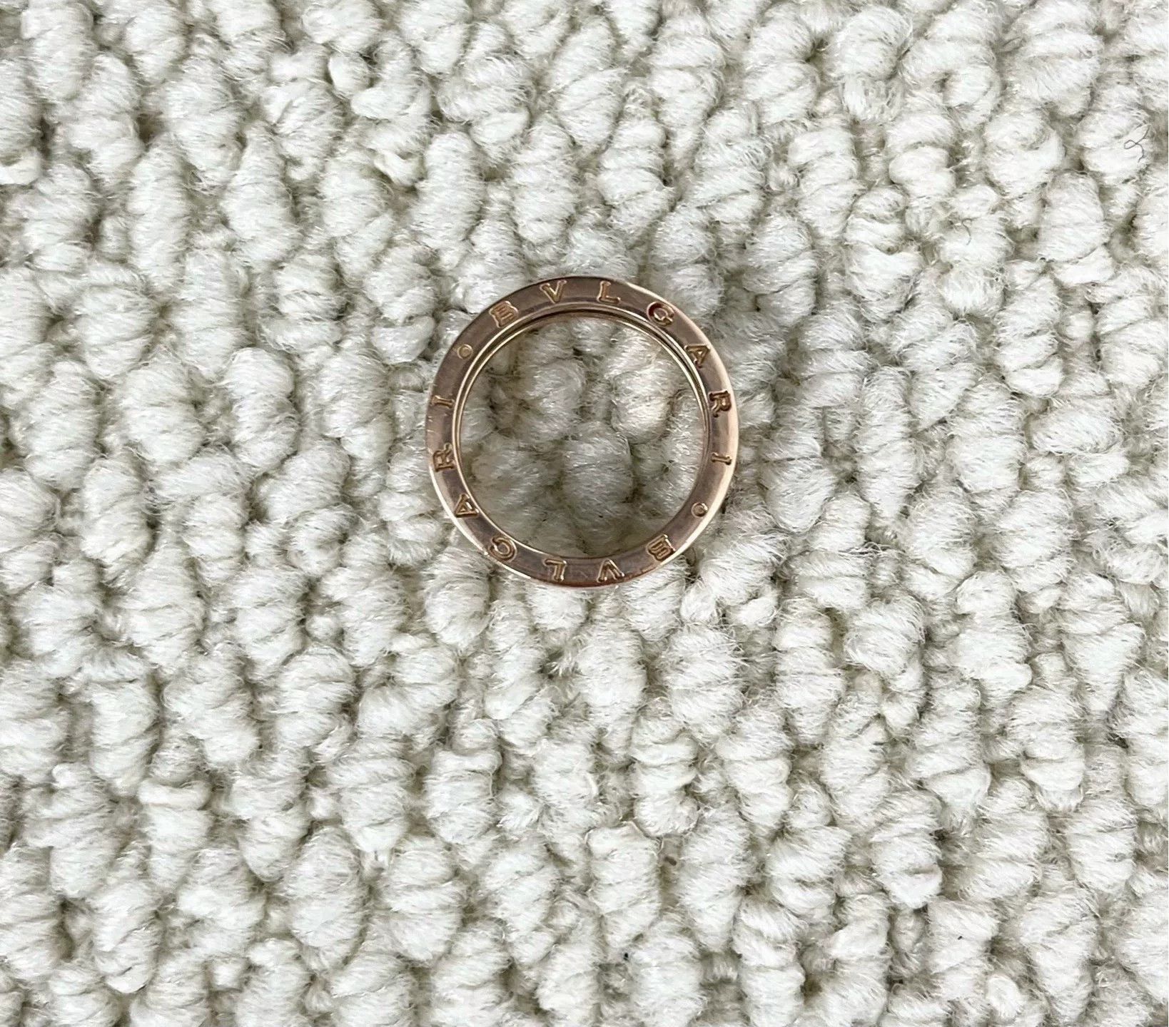 Bvlgari Bvlgari B.zero1 Rose Gold Ceramic Ring Size ONE SIZE - 3 Thumbnail