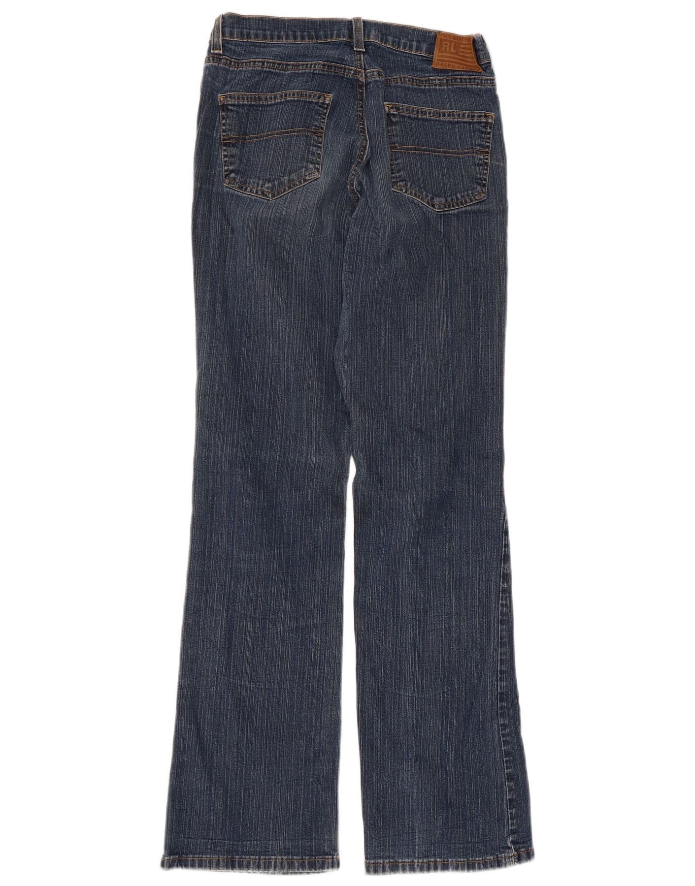 Ralph Lauren Womens Bootcut Jeans W28 L32 Blue Cotton Size 42" / US 20 - 2 Thumbnail
