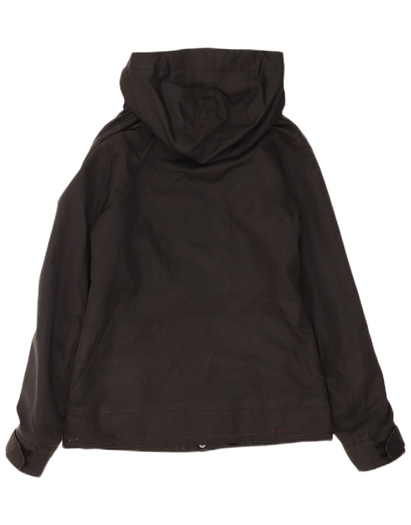 Oakley Womens Hooded Regular Fit Windbreaker Jacket UK 6 XS Black Size XS / US 0-2 / IT 36-38 - 2 Thumbnail