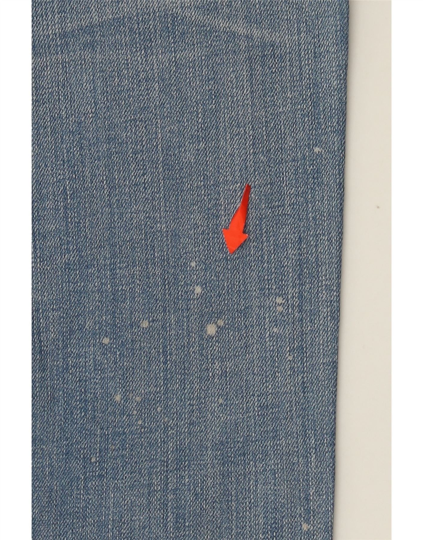 Diesel Womens Matic Distressed Slim Tapered Jeans W28 L34 Blue Cott Size 42" / US 20 - 3 Thumbnail