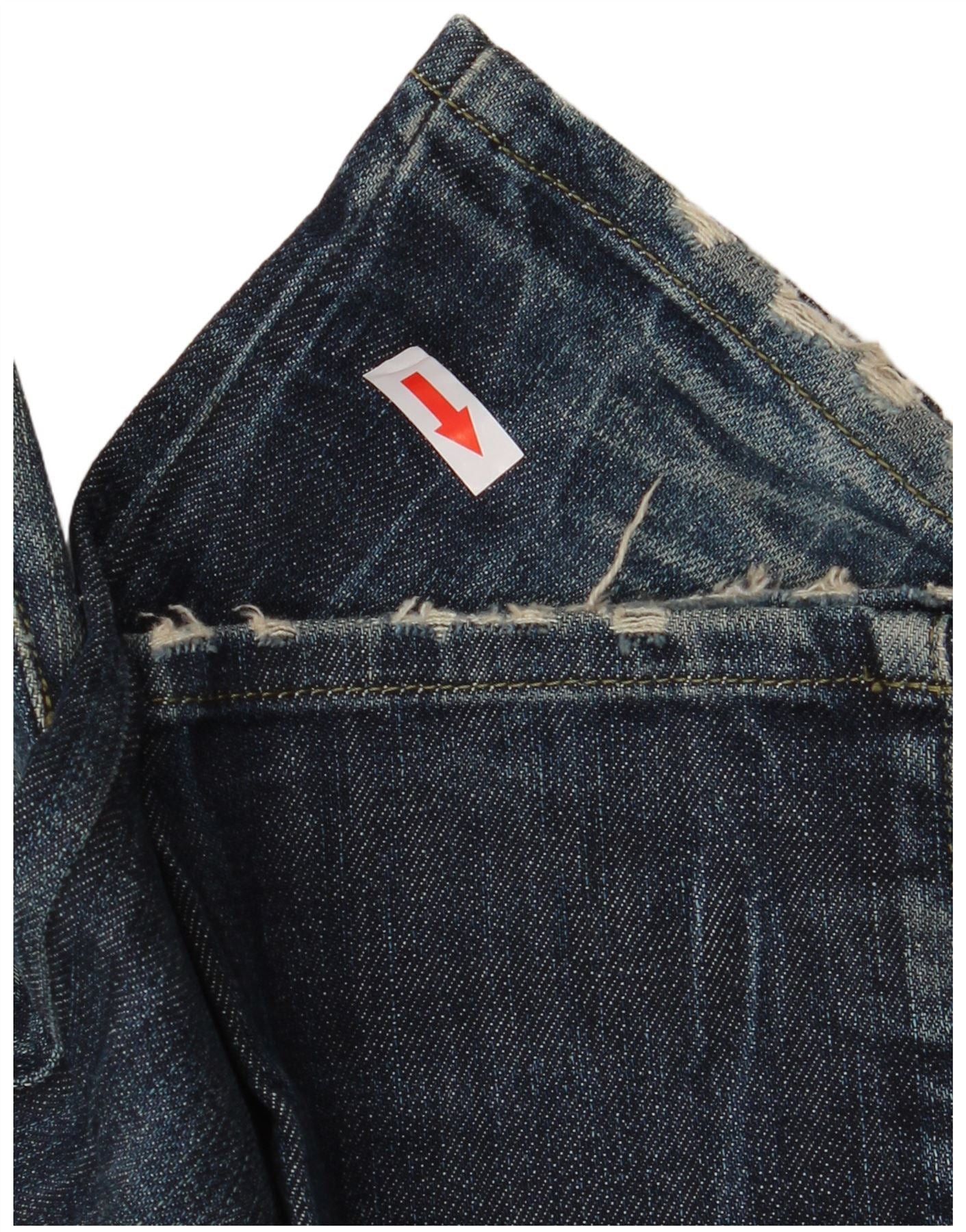 Diesel Womens Slim Jeans W28 L32 Navy Blue Cotton Size 42" / US 20 - 4 Thumbnail