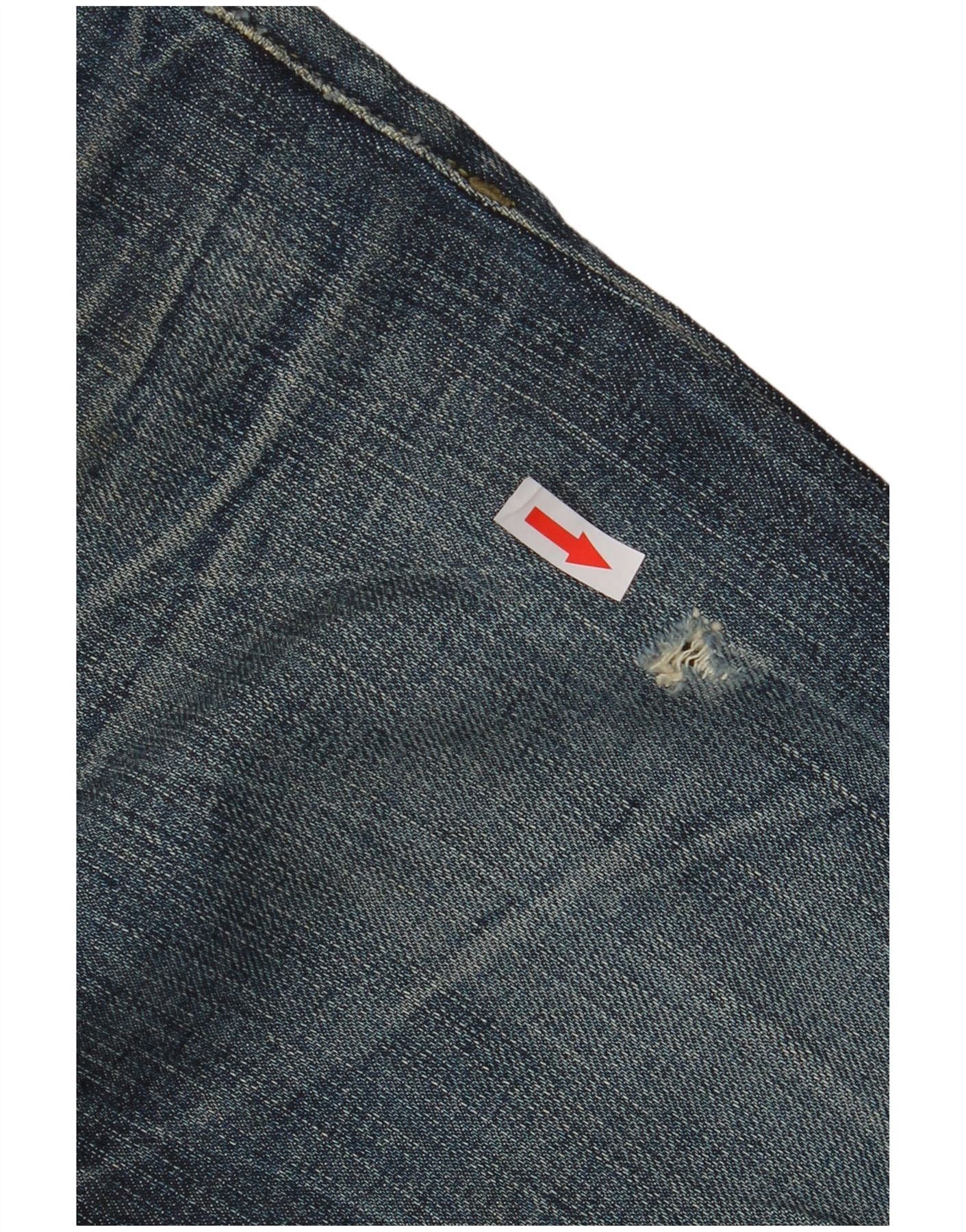 Diesel Womens Slim Jeans W28 L32 Navy Blue Cotton Size 42" / US 20 - 3 Thumbnail