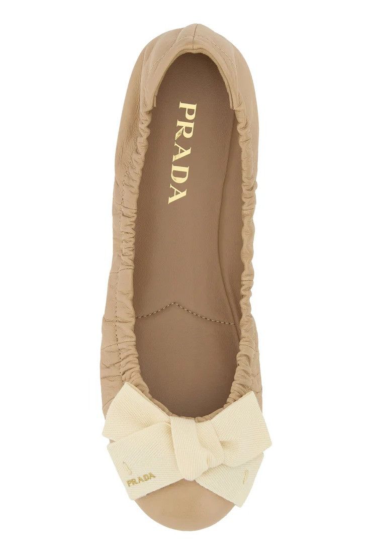 Prada Prada Leather Ballets Flat With Bow IT 38.5 Women - USA Duties Paid Size US 8.5 / IT 38.5 - 3 Thumbnail