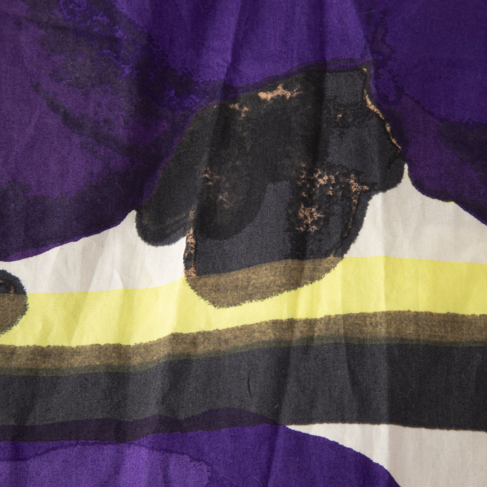 Marni Purple & Yellow Pattern Dress Size M / US 6-8 / IT 42-44 - 3 Thumbnail