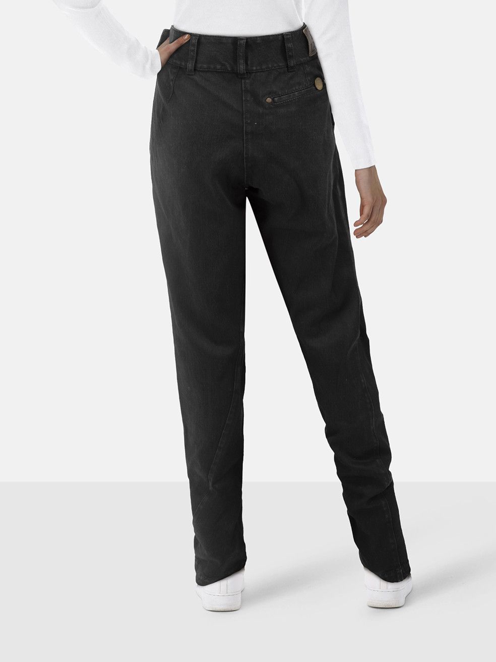 Vivienne Westwood Black Denim Tapered Jeans Size 30" / US 8 / IT 44 - 2 Thumbnail