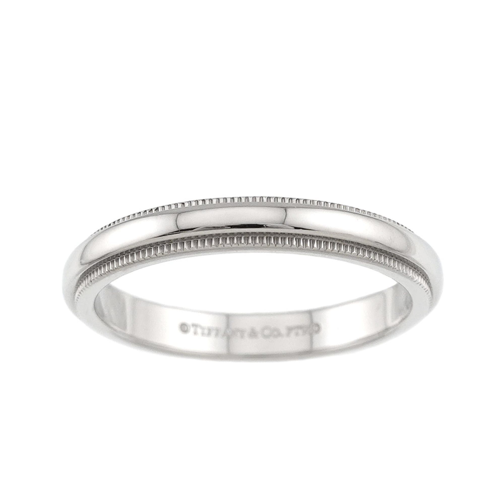Tiffany & Co. Tiffany & Co. Milgrain 1 Ring, 3mm wide, Platinum, Together Ring Size ONE SIZE - 2 Thumbnail