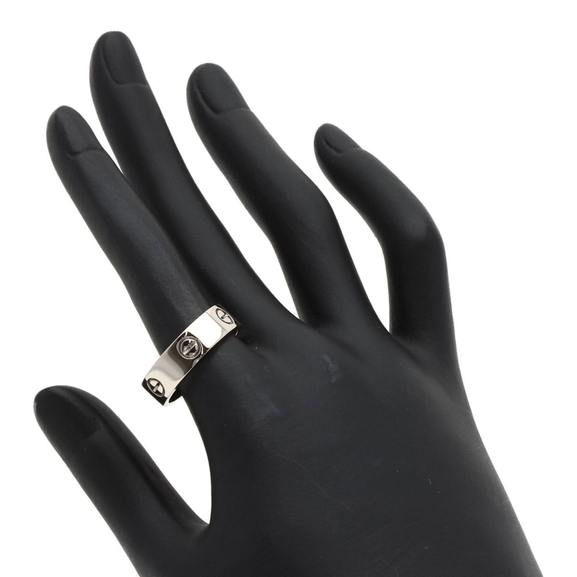Cartier Cartier Love Ring #58, 18K White Gold, Women's Ring, CARTIER Size ONE SIZE - 5 Thumbnail