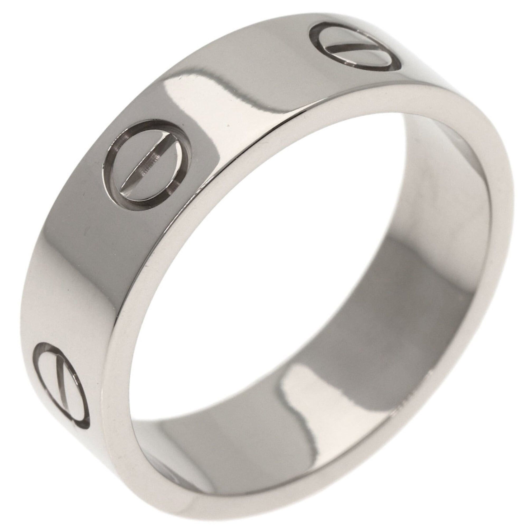 Cartier Cartier Love Ring #58, 18K White Gold, Women's Ring, CARTIER Size ONE SIZE - 2 Thumbnail