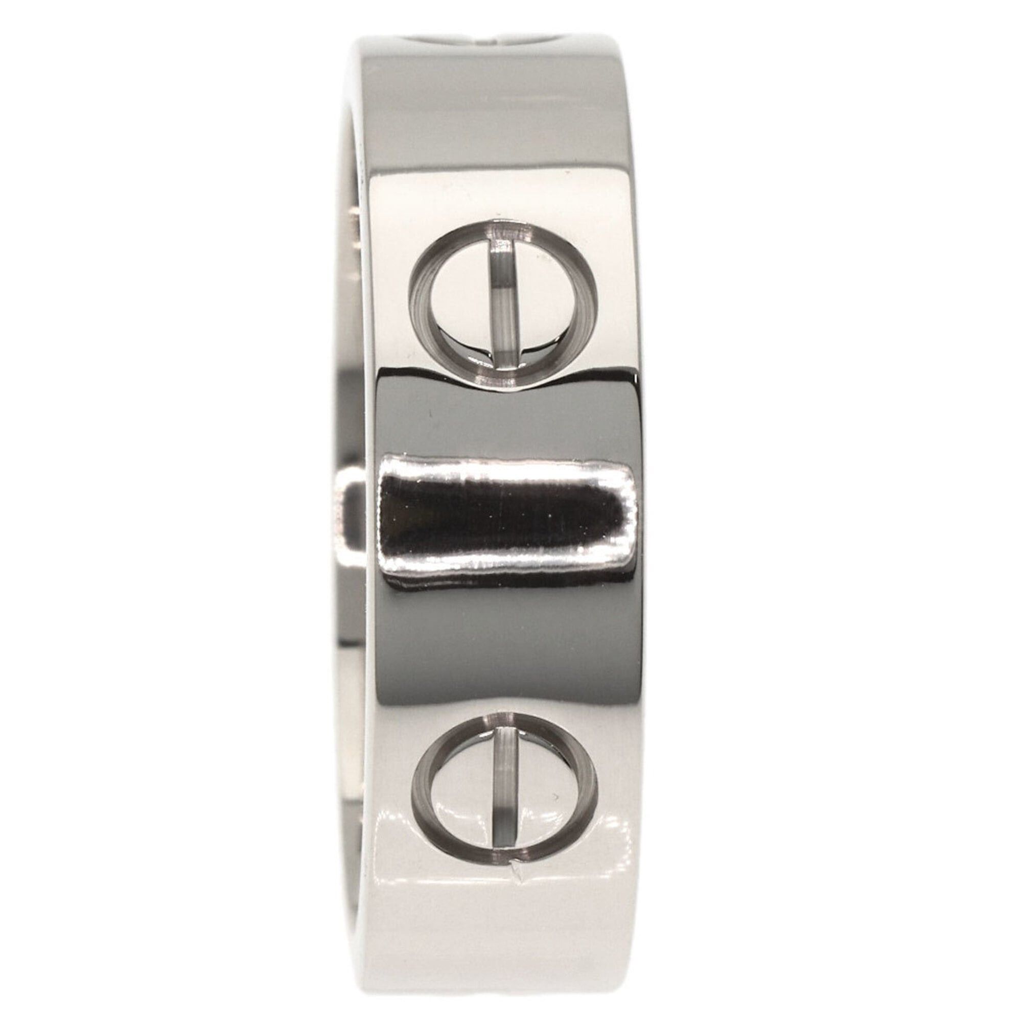 Cartier Cartier Love Ring #58, 18K White Gold, Women's Ring, CARTIER Size ONE SIZE - 3 Thumbnail