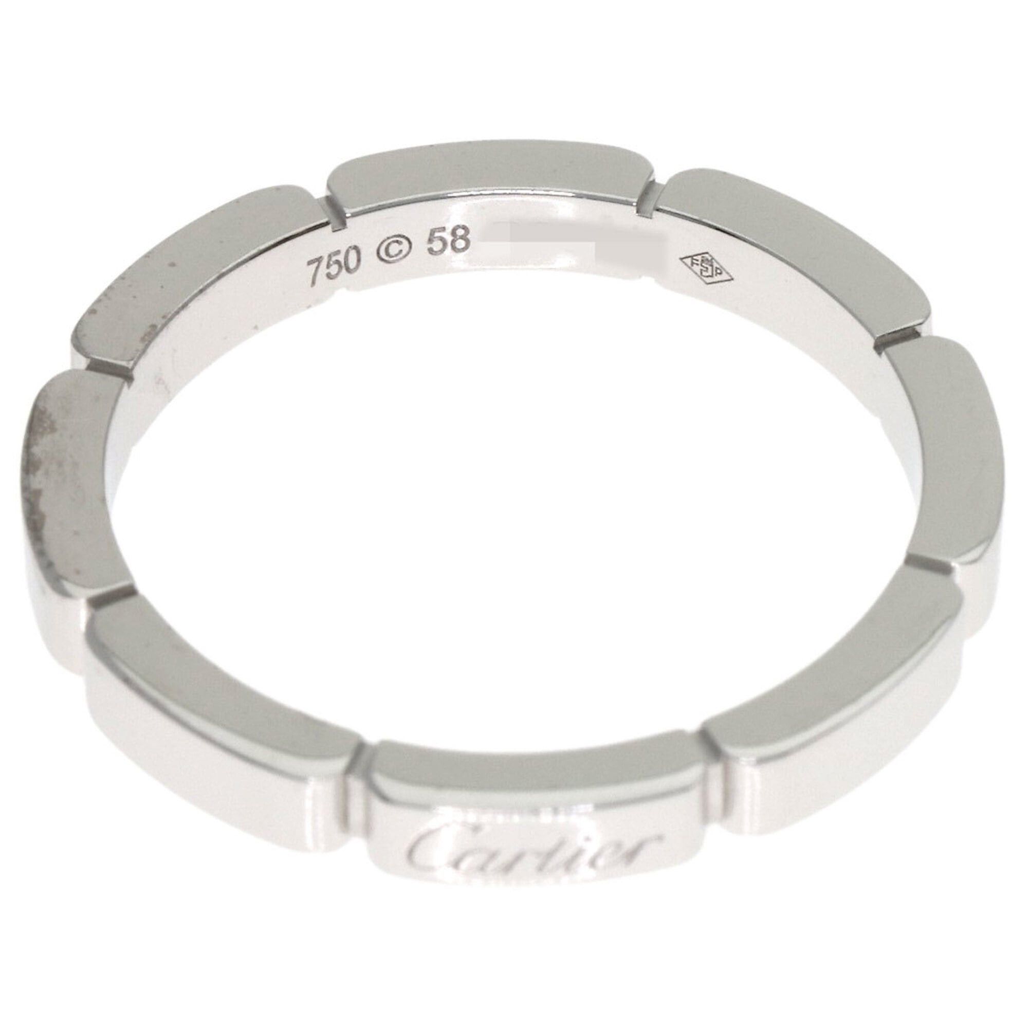 Cartier Cartier Maillon Panthère #58 Ring, 18K White Gold, Women's, CARTIER Size ONE SIZE - 4 Thumbnail