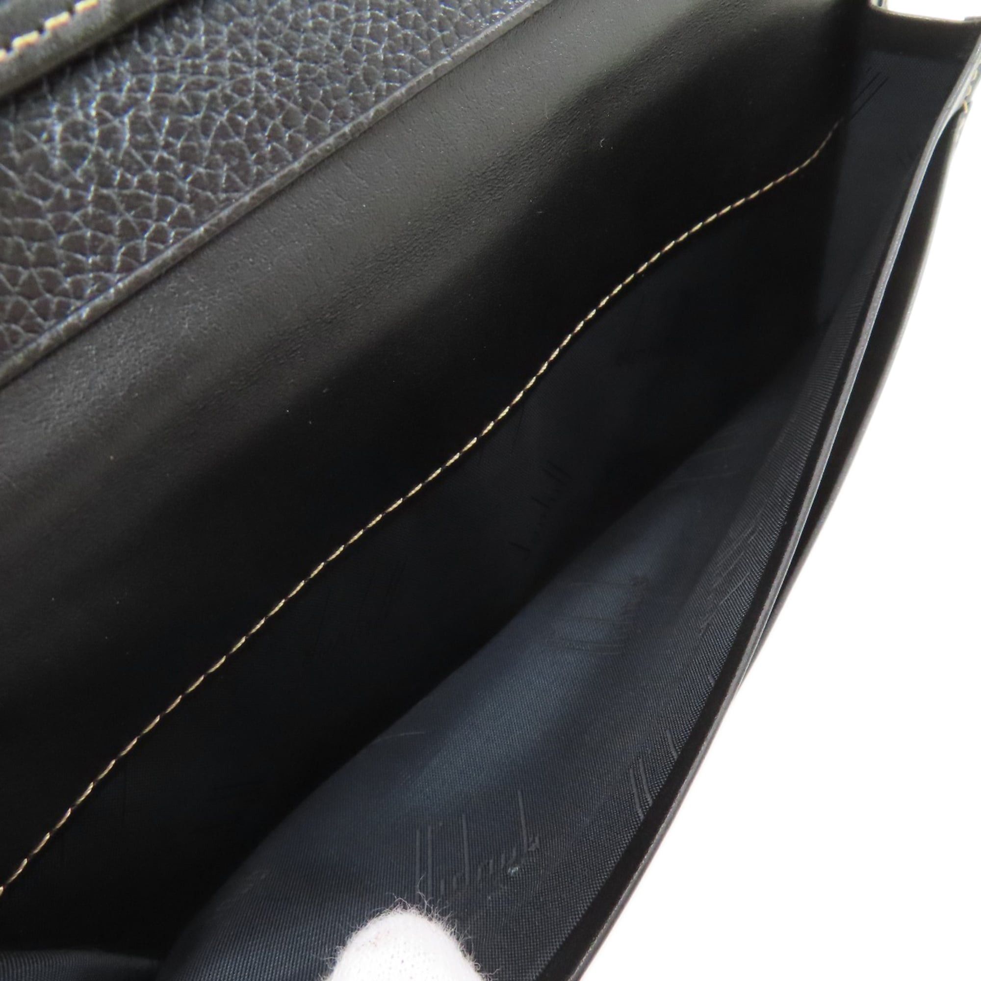 Alfred Dunhill Dunhill Logo Long Wallet (without coin purse) Leather Women's Size ONE SIZE - 5 Thumbnail