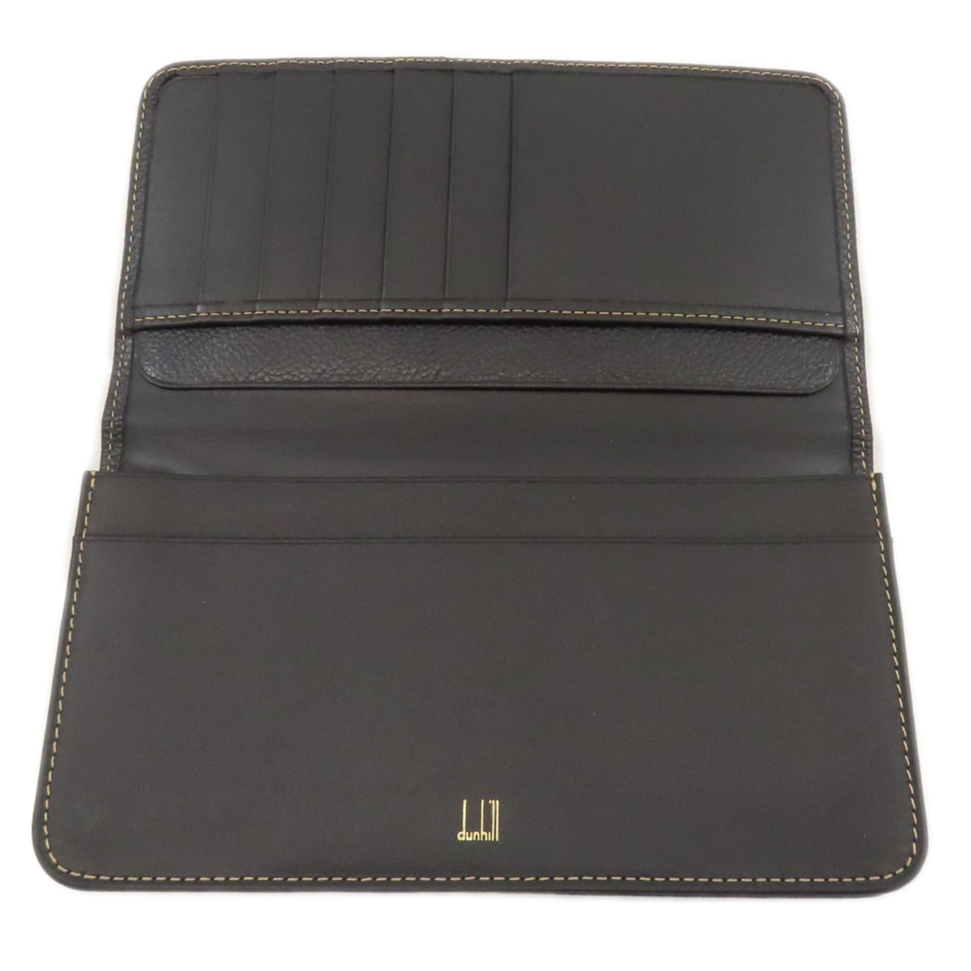 Alfred Dunhill Dunhill Logo Long Wallet (without coin purse) Leather Women's Size ONE SIZE - 4 Thumbnail