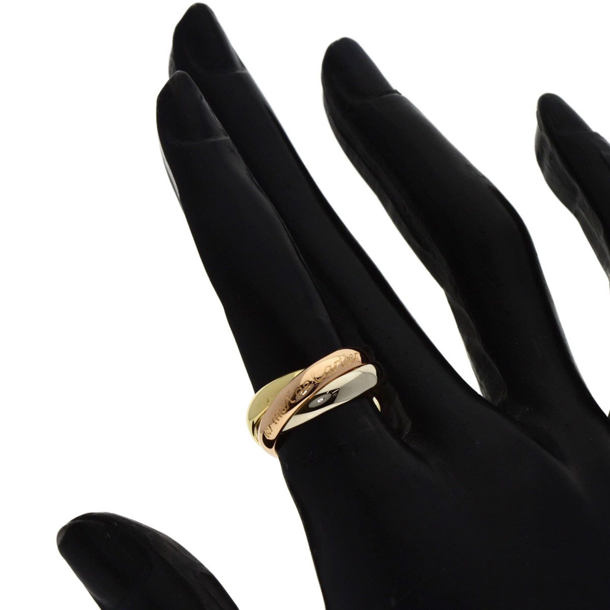 Cartier Cartier Trinity #48 Ring, 18K Yellow Gold/18K White Pink Gold, Women's, CARTIER Size ONE SIZE - 4 Thumbnail