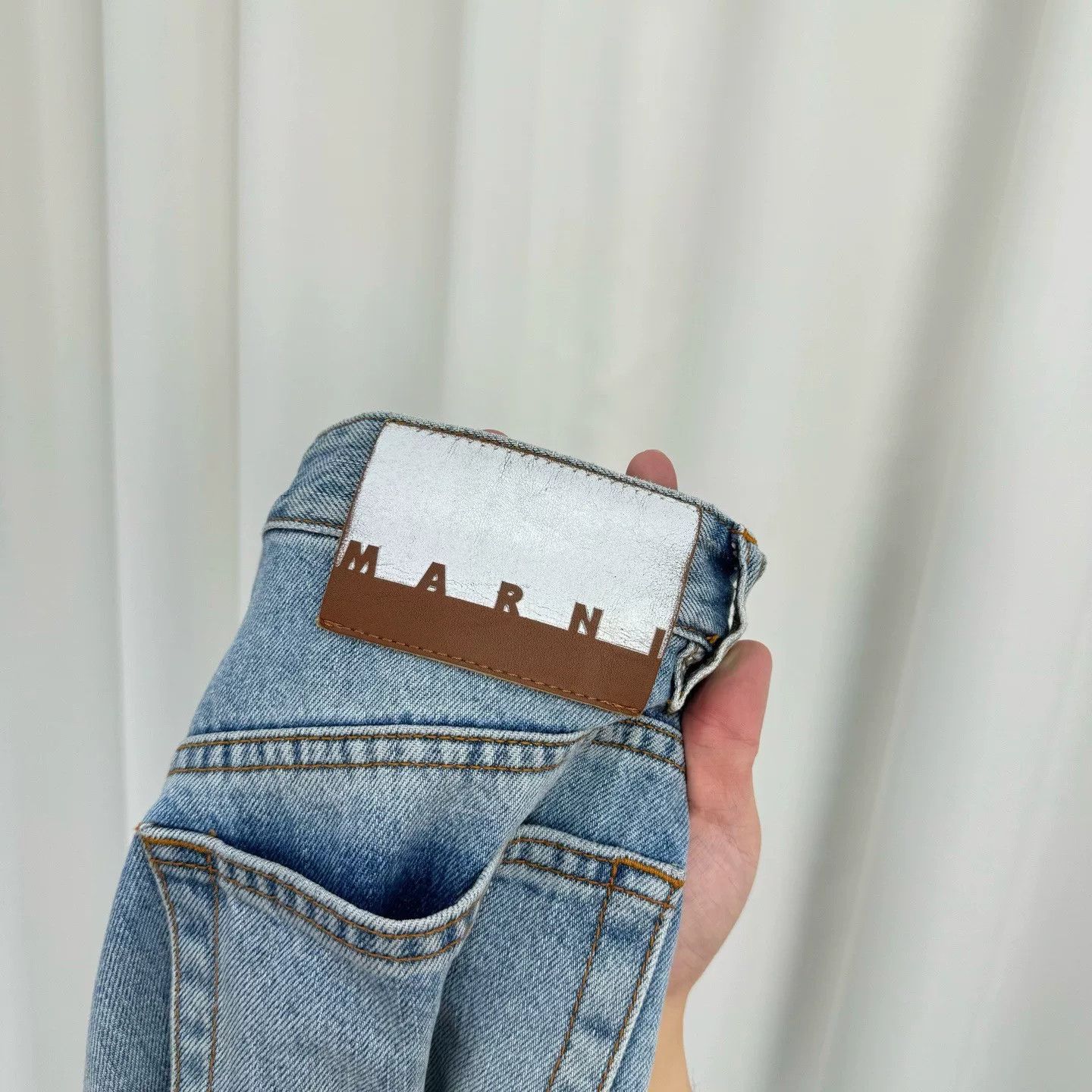 Marni Marni Ice Blue Patchwork Washed Jeans Size US 32 / EU 48 - 6 Thumbnail