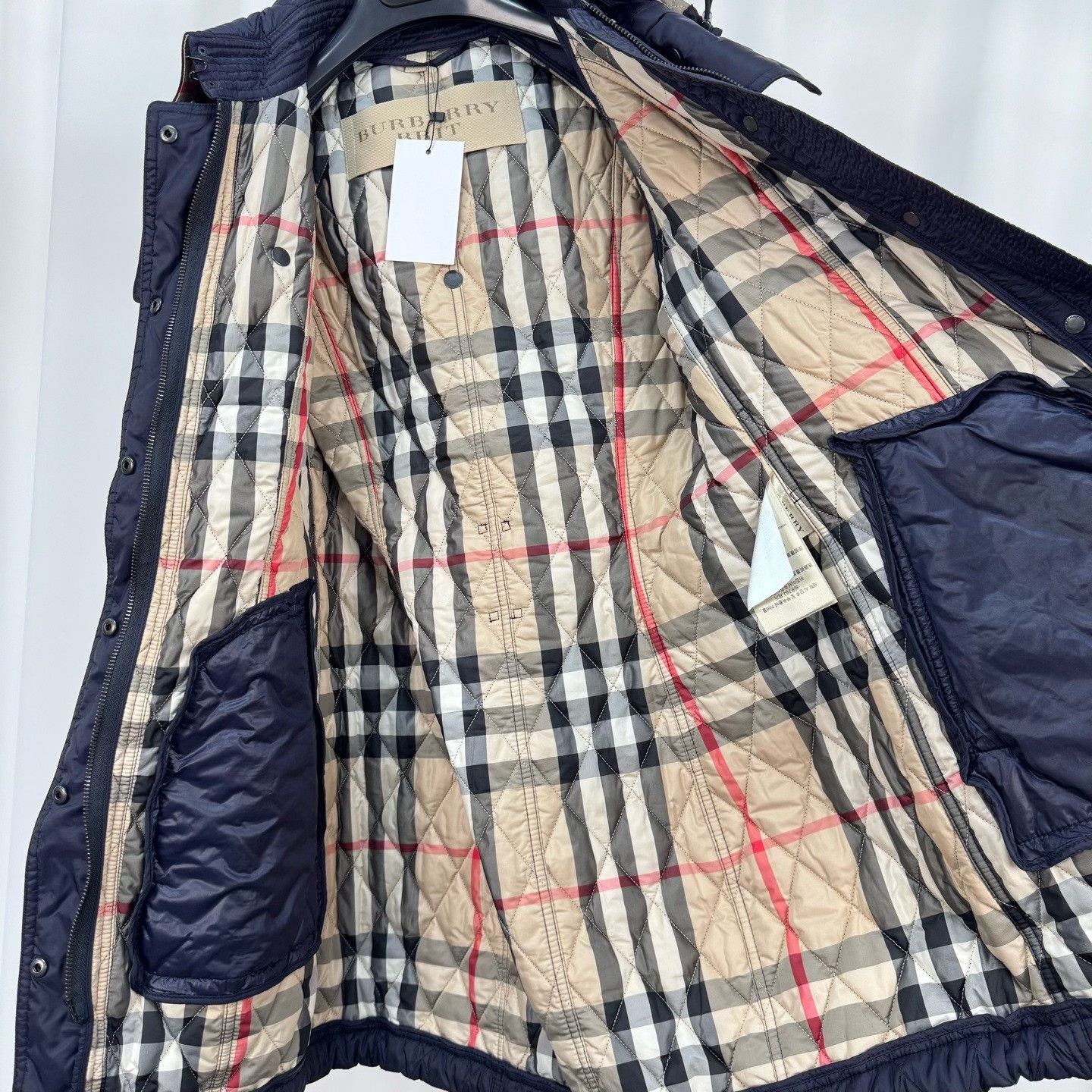 Burberry Burberry Check Quilted Cotton Coat Size S / US 4 / IT 40 - 4 Thumbnail
