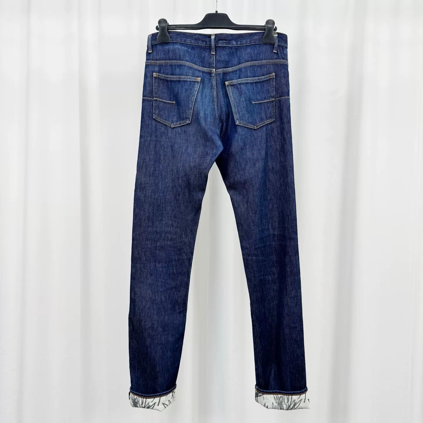 Dior Dior Painted Hem Washed Jeans Size US 31 - 2 Thumbnail
