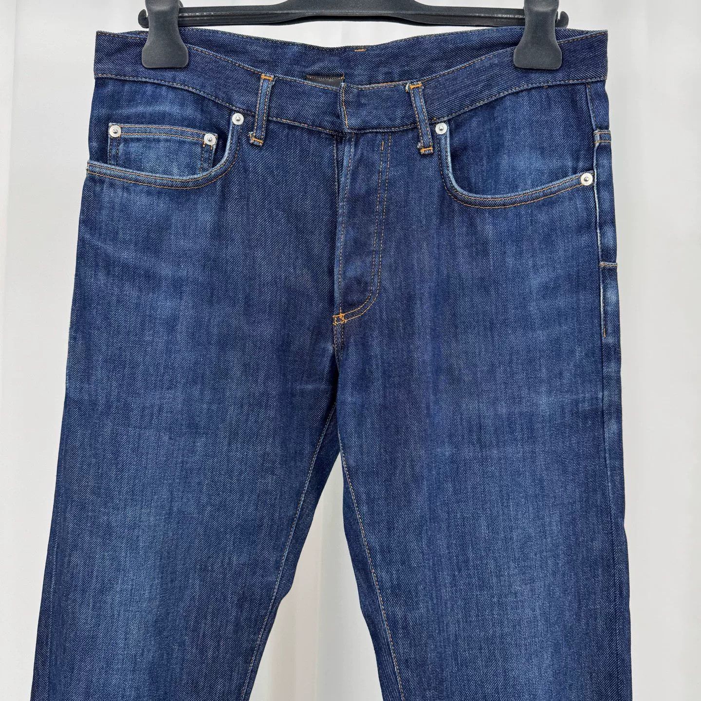 Dior Dior Painted Hem Washed Jeans Size US 31 - 3 Thumbnail