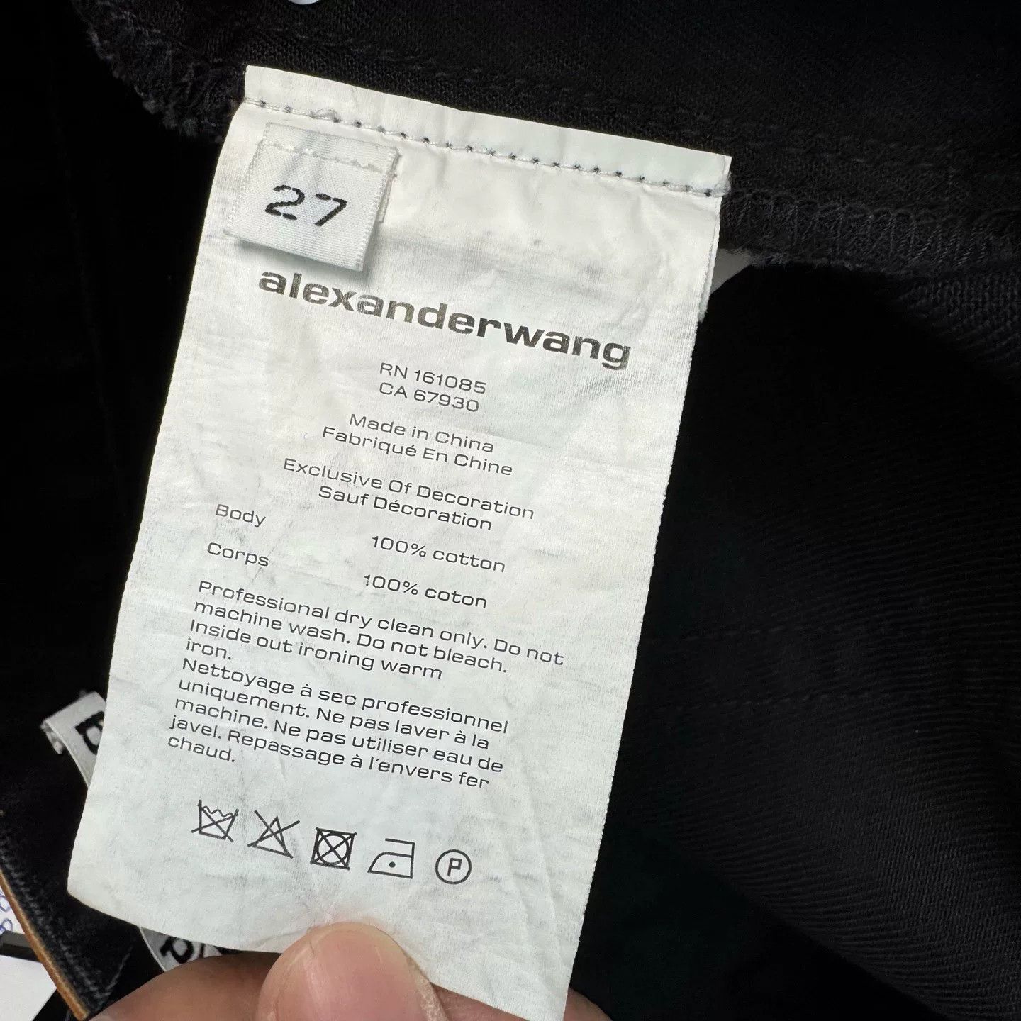 Alexander Wang Alexander Wang Diamond Leather Patch Denim Shorts Size 27" / US 4 / IT 40 - 7 Thumbnail