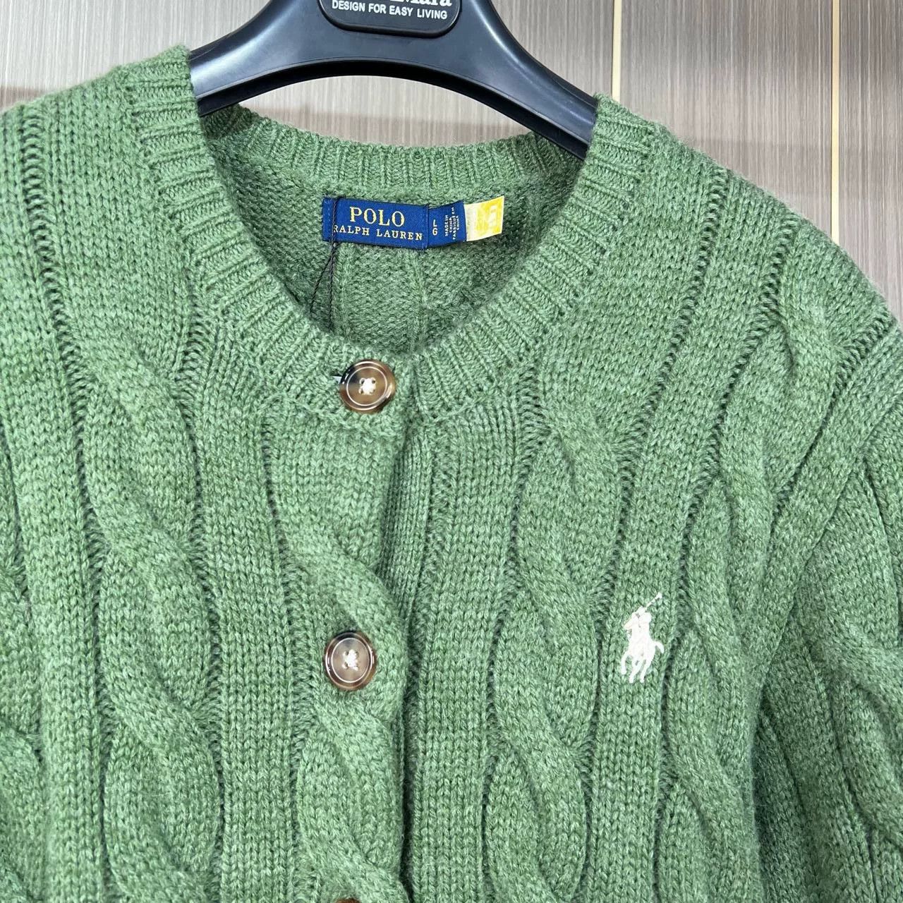 Ralph Lauren Ralph Lauren Embroidered Cable Knit Cardigan Size US L / EU 52-54 / 3 - 3 Thumbnail