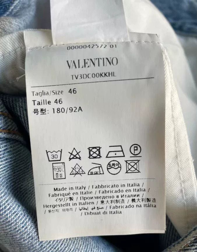 Valentino Valentino Blue Denim Jacket Size US S / EU 44-46 / 1 - 3 Thumbnail