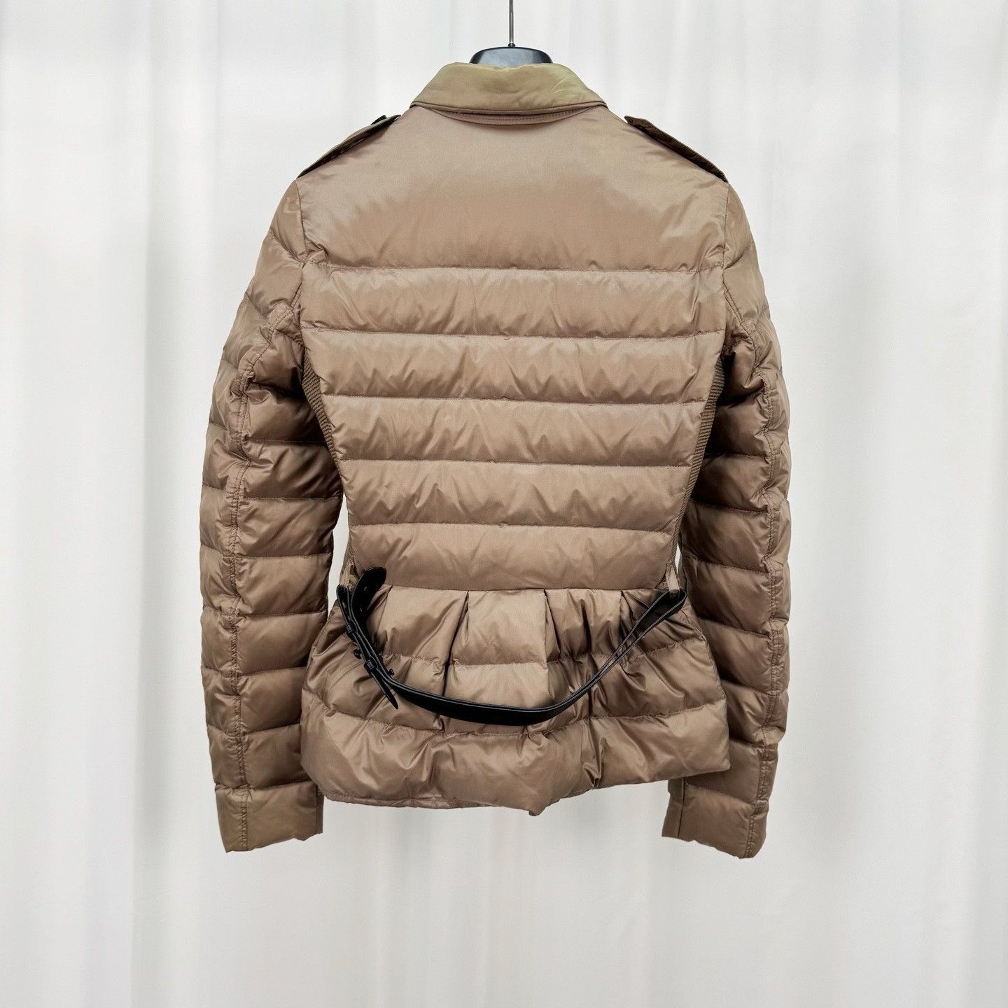 Burberry Burberry Waist-Cinched Ruffle Down Jacket Size XXS / US 00 / IT 34 - 2 Thumbnail