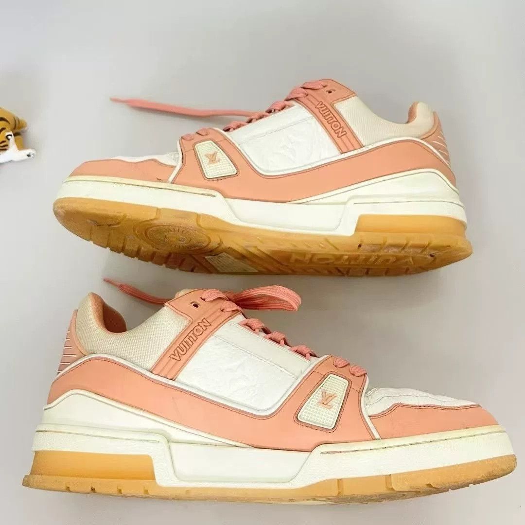 Louis Vuitton LV Trainer Peach Size US 8.5 / EU 41-42 - 3 Thumbnail