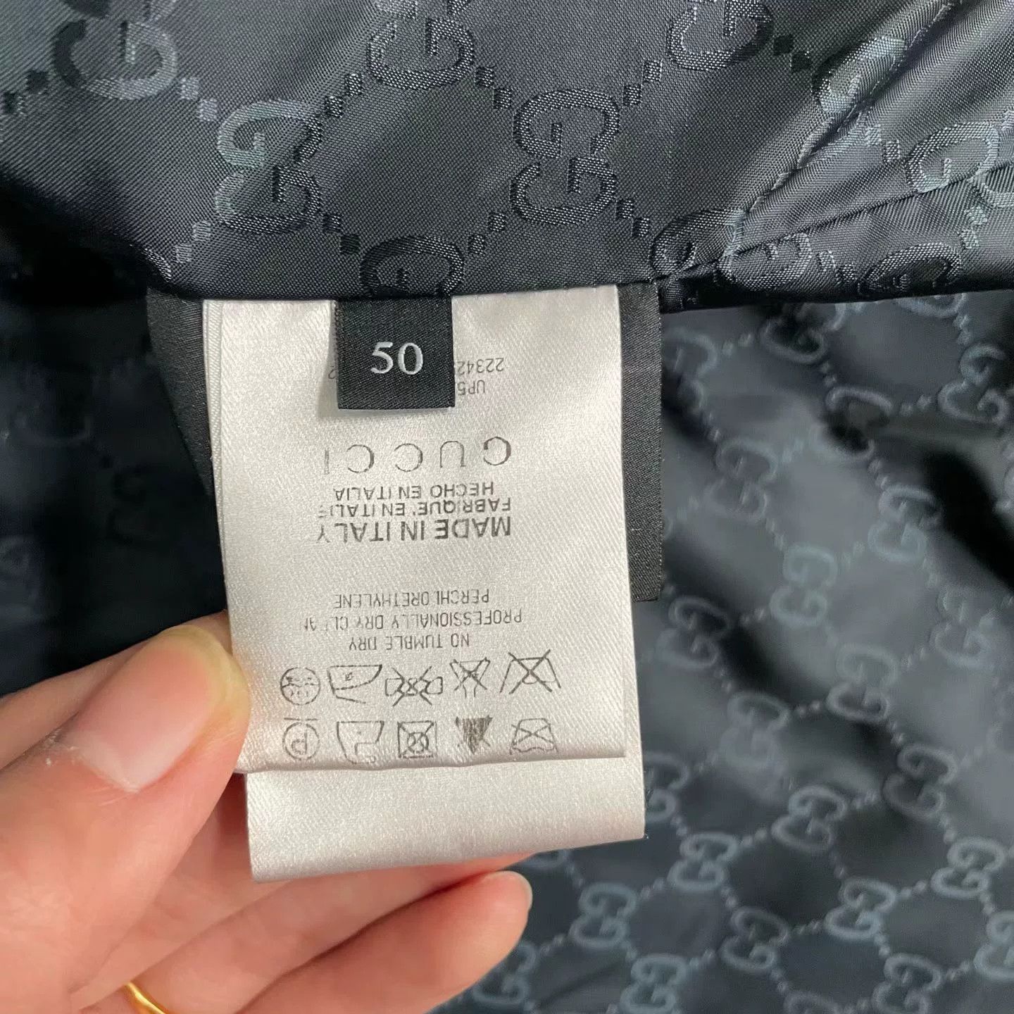 Gucci Gucci Black Double G Arm Down Jacket Size US M / EU 48-50 / 2 - 4 Thumbnail
