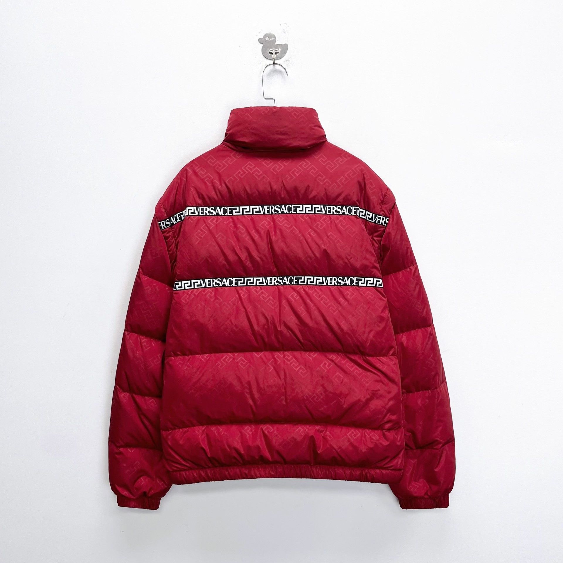 Versace Versace Greek Key Logo Detachable Sleeve Down Jacket Size US M / EU 48-50 / 2 - 2 Thumbnail