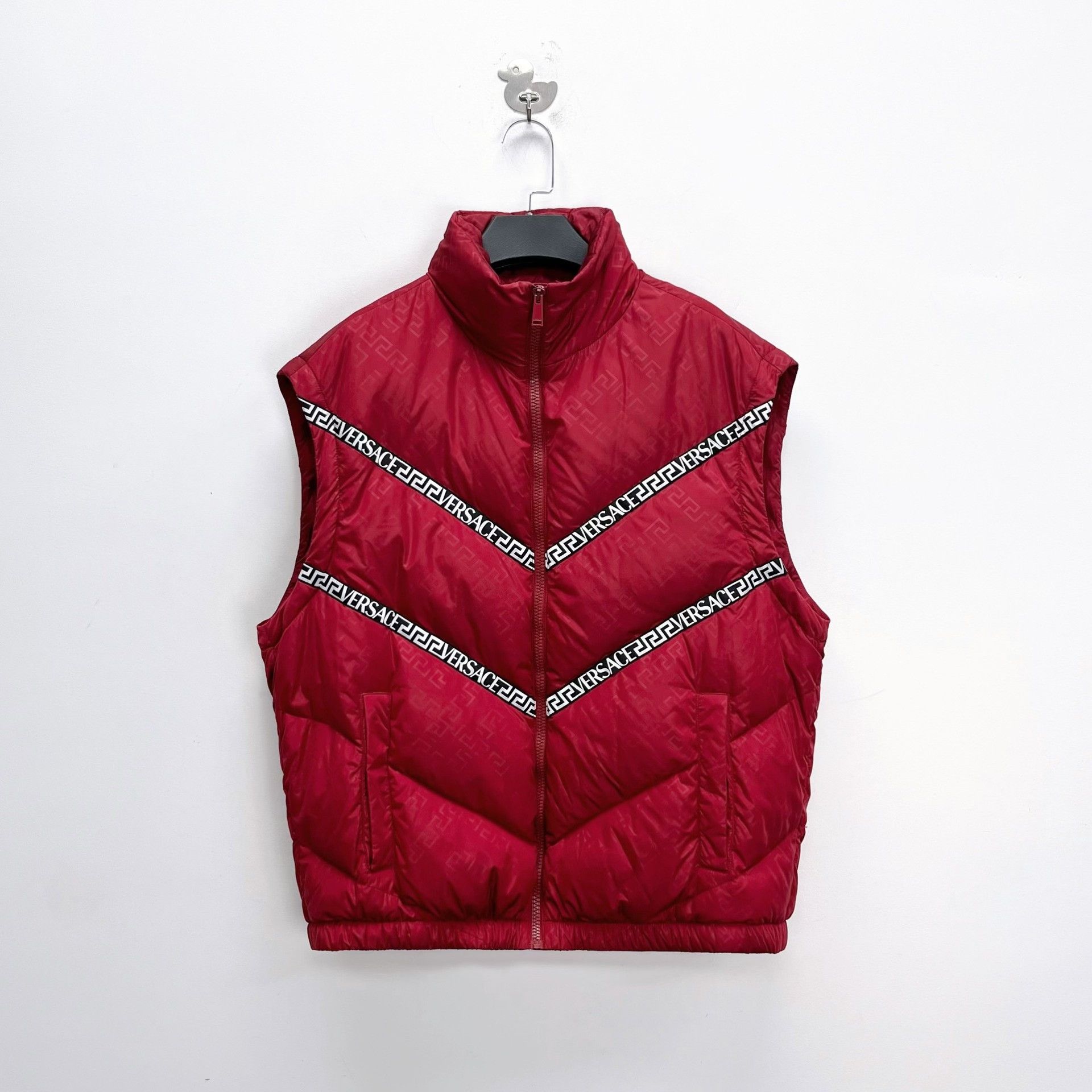 Versace Versace Greek Key Logo Detachable Sleeve Down Jacket Size US M / EU 48-50 / 2 - 3 Thumbnail