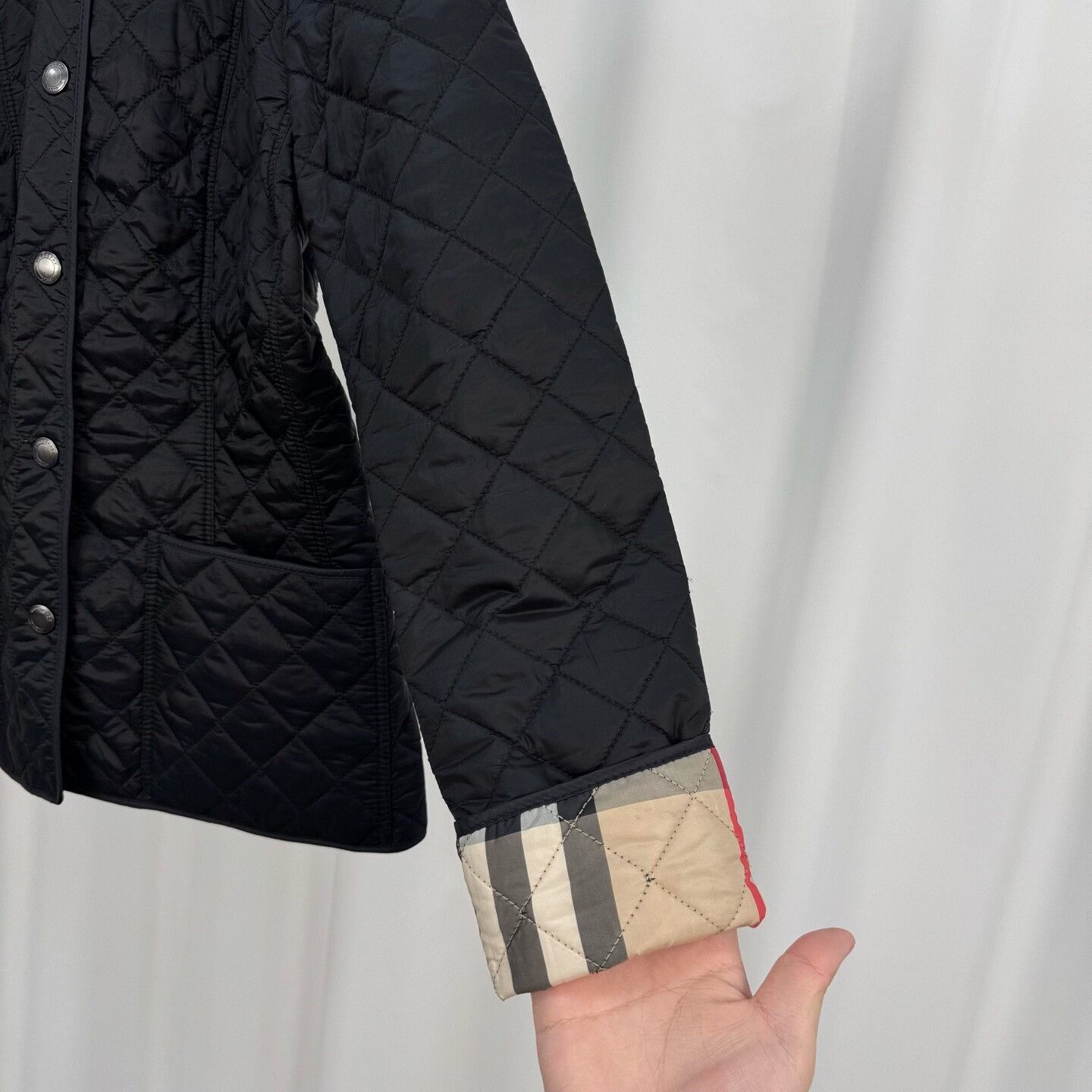 Burberry Burberry Quilted Inner Check Cotton Coat Size XS / US 0-2 / IT 36-38 - 4 Thumbnail