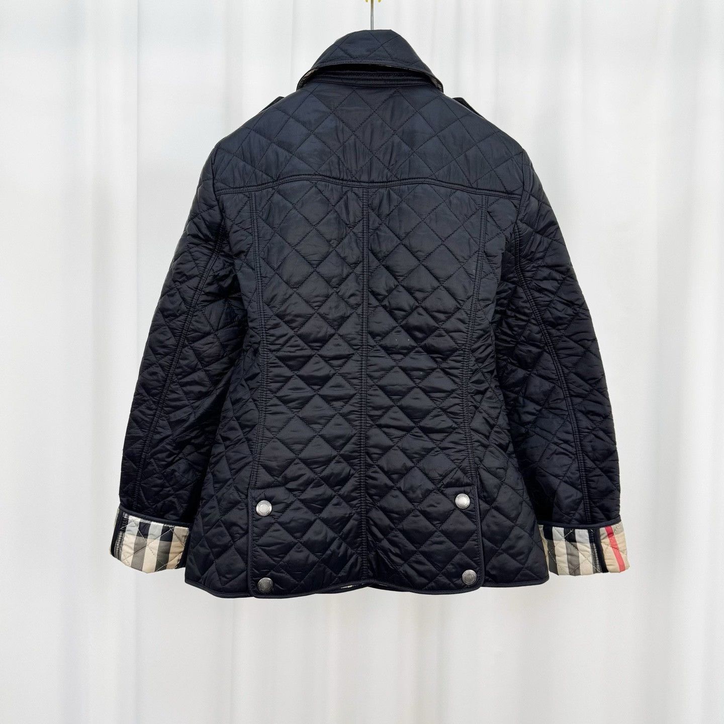 Burberry Burberry Quilted Inner Check Cotton Coat Size XS / US 0-2 / IT 36-38 - 2 Thumbnail