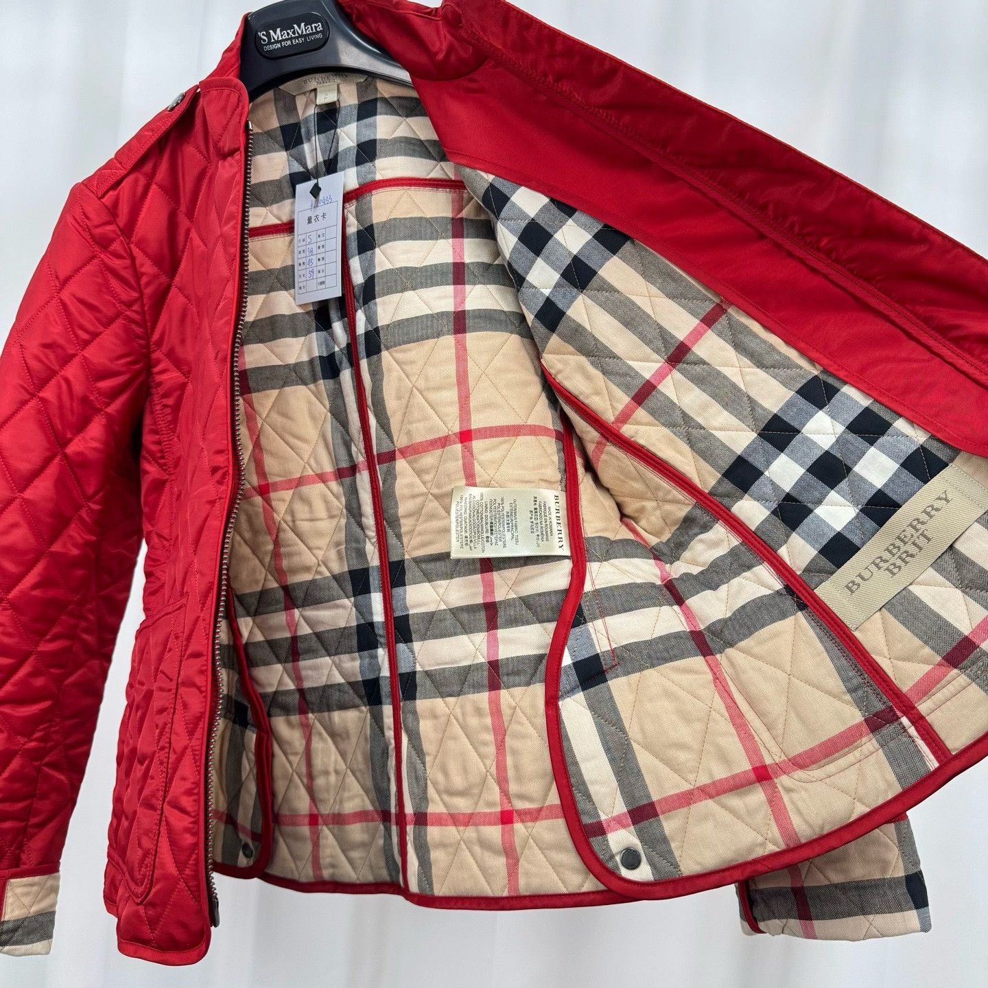 Burberry Burberry Check-Lined Quilted Cotton Coat Size S / US 4 / IT 40 - 5 Thumbnail