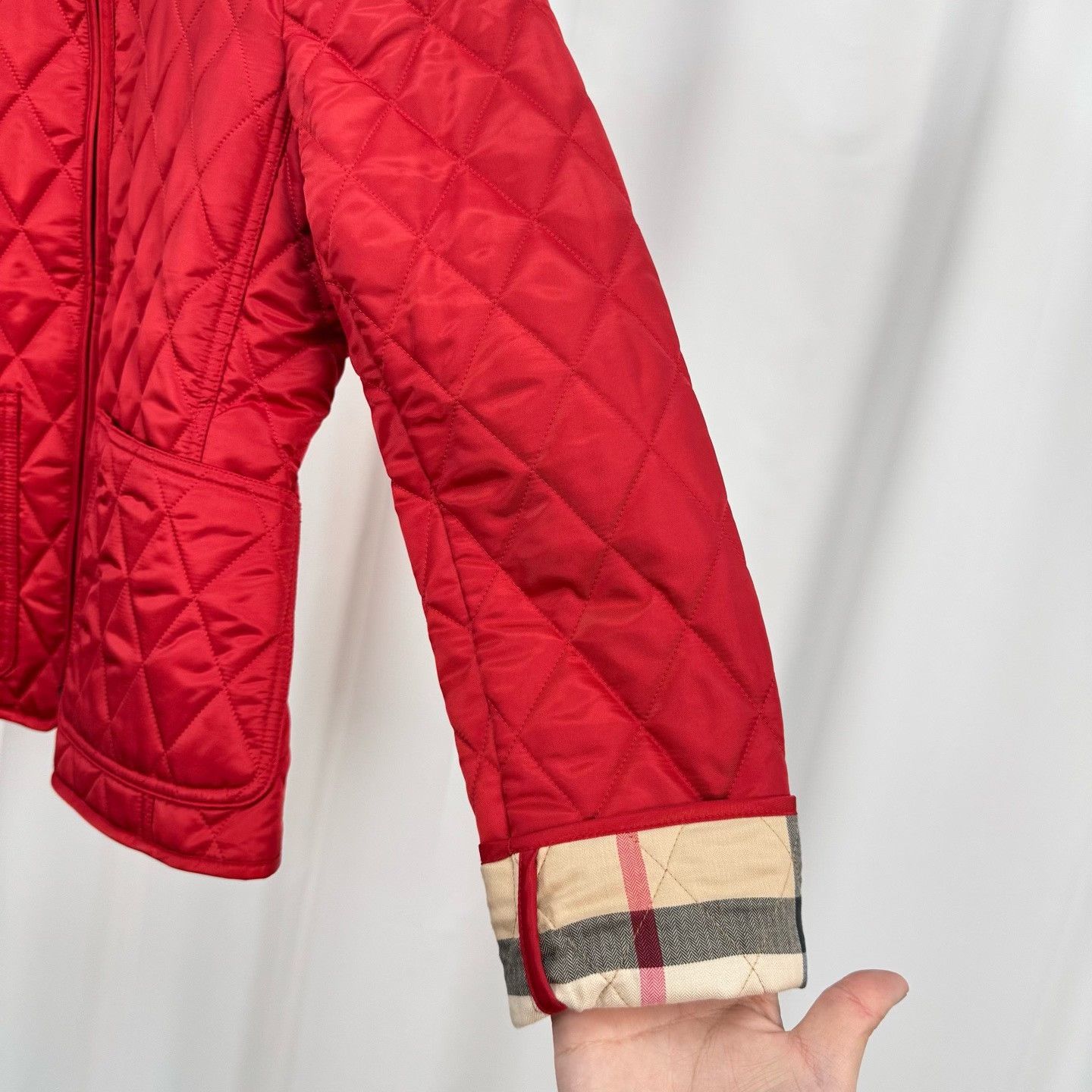 Burberry Burberry Check-Lined Quilted Cotton Coat Size S / US 4 / IT 40 - 4 Thumbnail