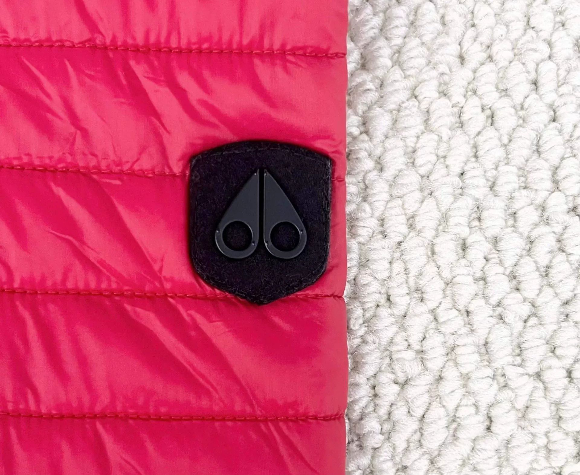 Moose Knuckles Moose Knuckles Red Stripe Black Logo Hooded Puffer Size US M / EU 48-50 / 2 - 6 Thumbnail