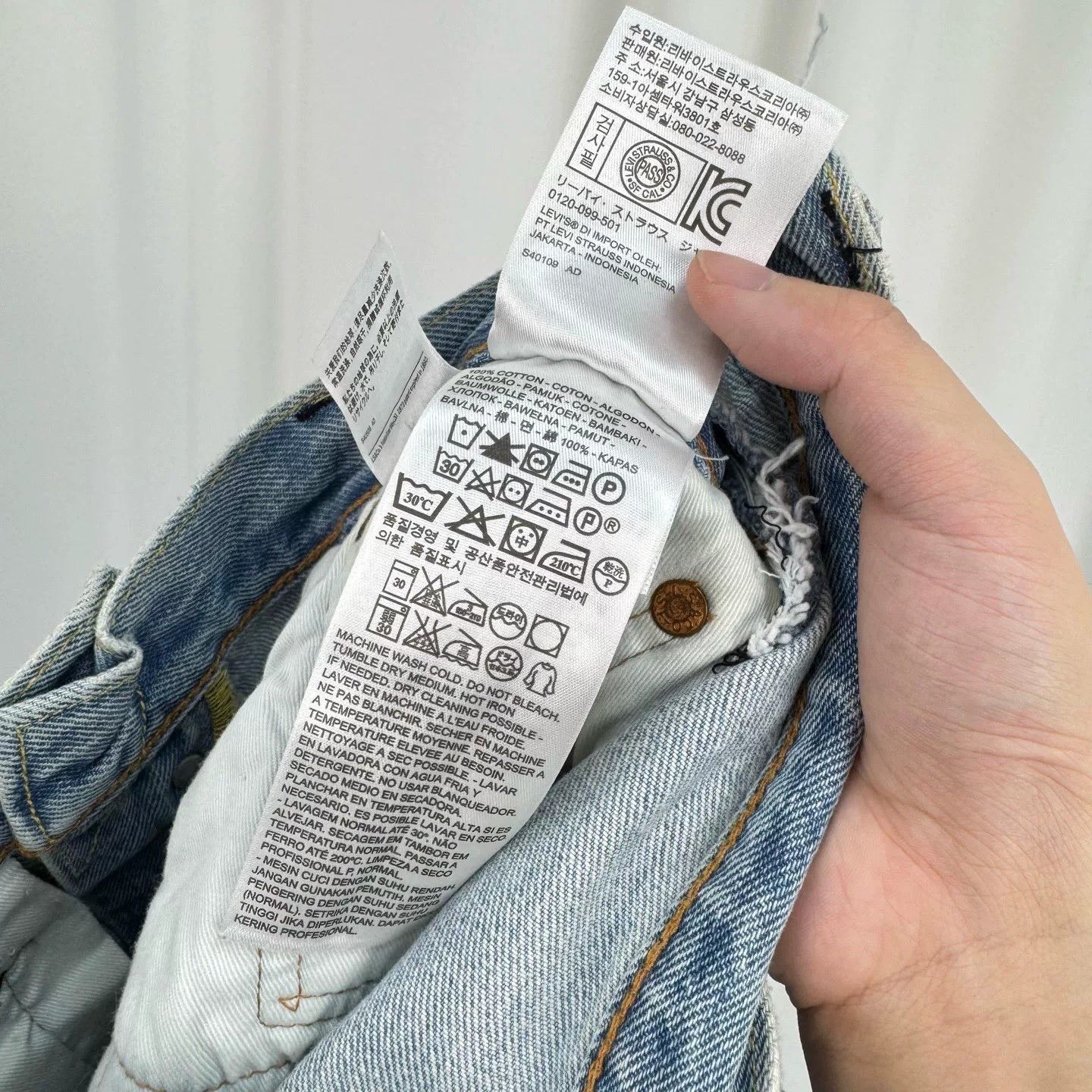 Vetements Vetements Washed Deconstructed Denim Pants Size 24" / US 00 / IT 34 - 7 Thumbnail