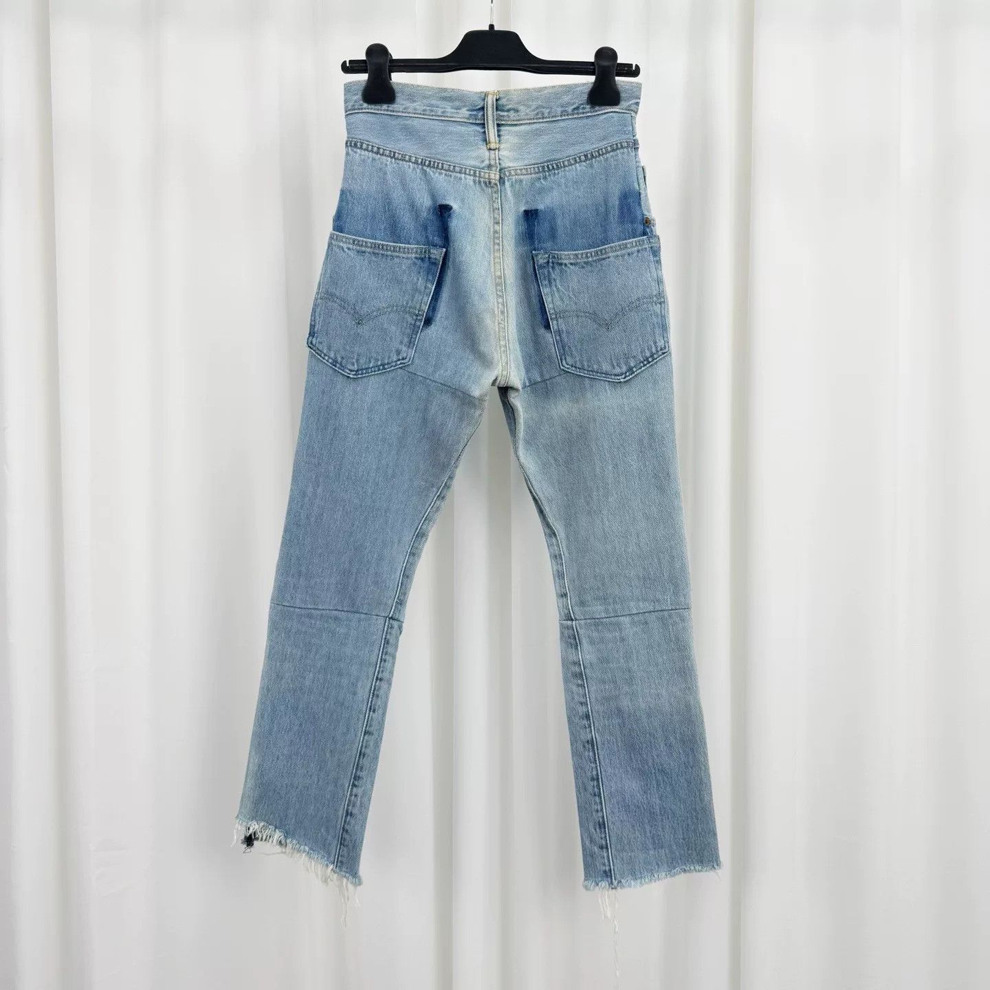 Vetements Vetements Washed Deconstructed Denim Pants Size 24" / US 00 / IT 34 - 2 Thumbnail