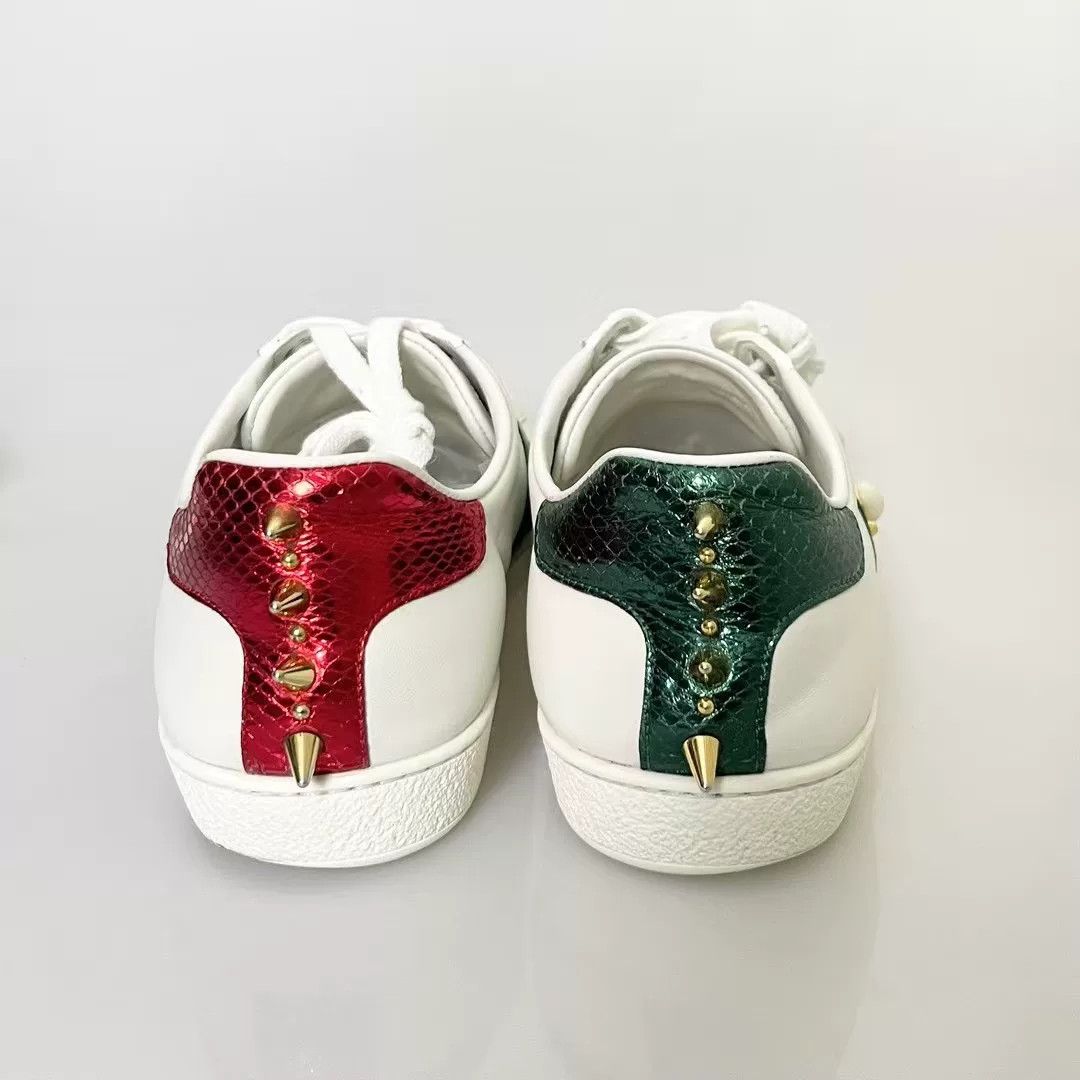 Gucci Gucci Pearl White Sneakers Size US 8 / IT 38 - 5 Thumbnail