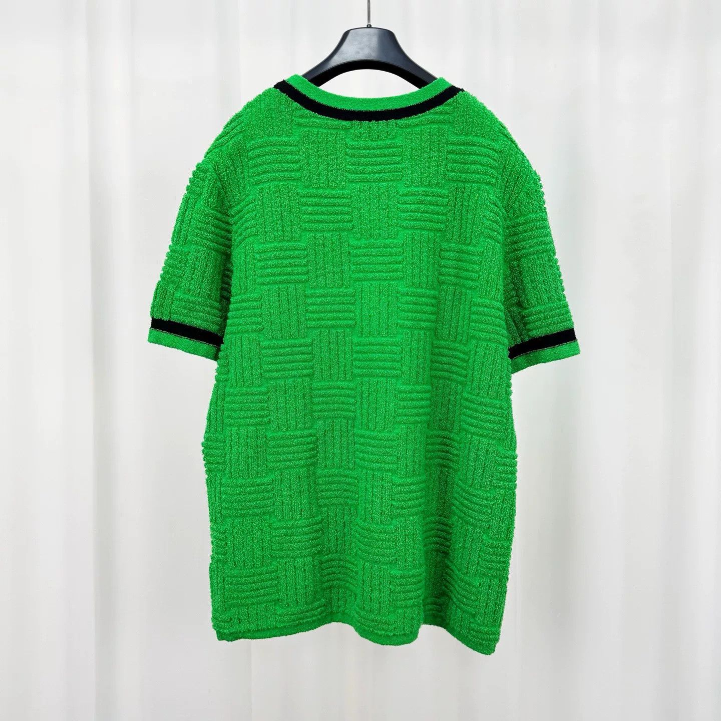 Bottega Veneta Bottega Veneta Green Terry Knit Short-Sleeve Size US L / EU 52-54 / 3 - 2 Thumbnail