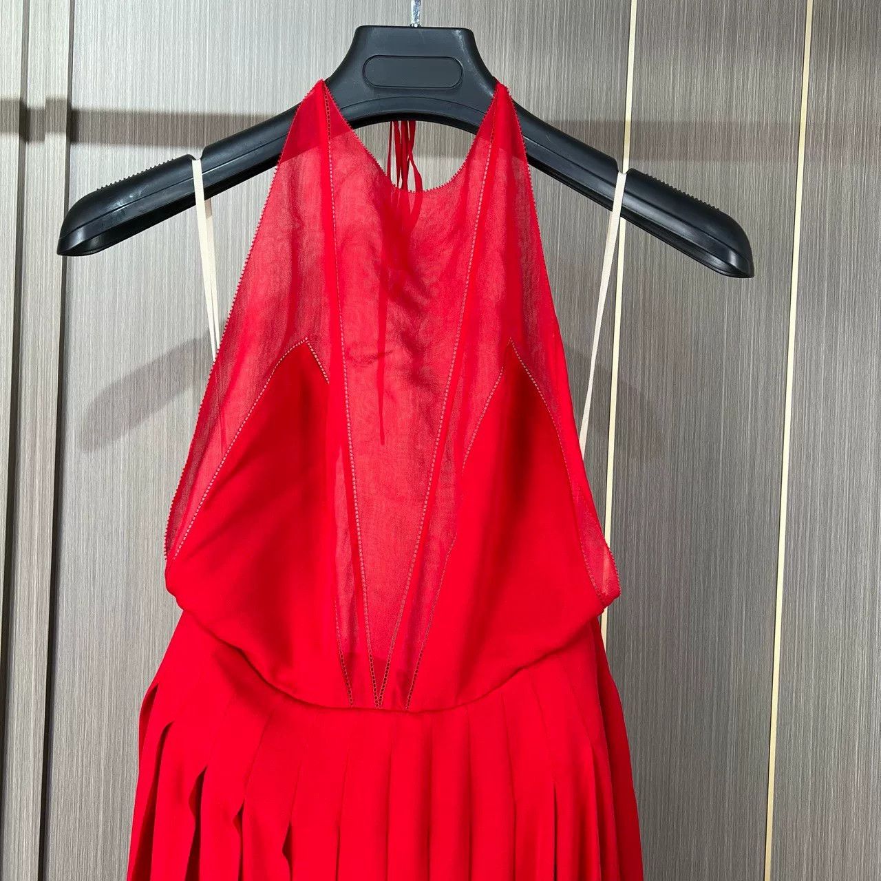 Valentino Valentino Runway Backless Silk Dress Size S / US 4 / IT 40 - 3 Thumbnail