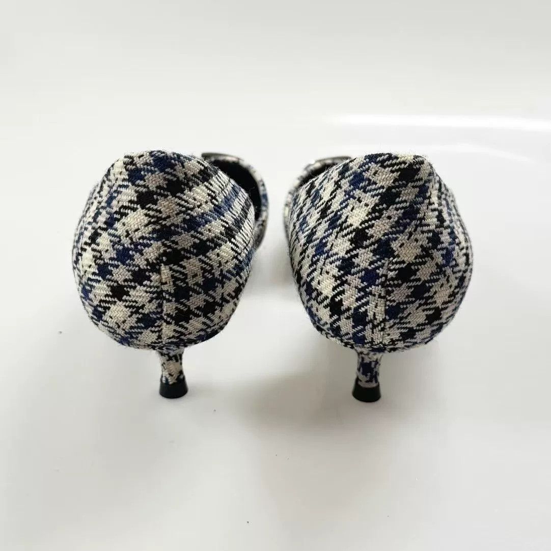 Balenciaga Balenciaga Plaid High Heels Size US 6 / IT 36 - 5 Thumbnail