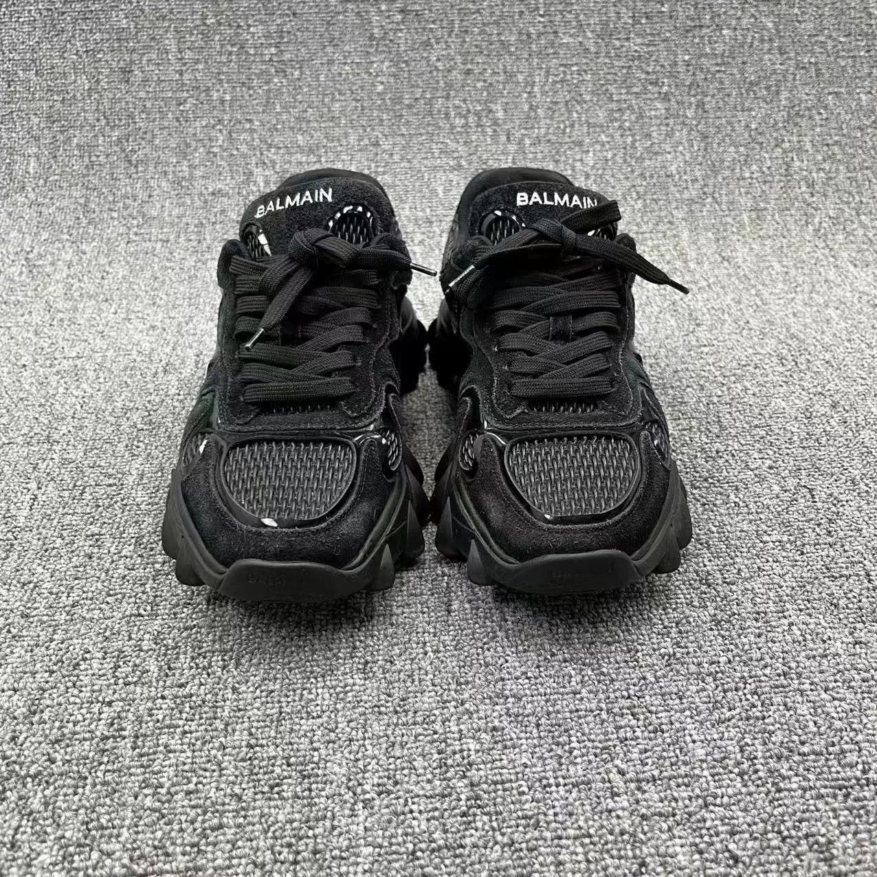Balmain Balmain B-East 2023 Black Dad Sneakers Size US 6 / EU 39 - 2 Thumbnail