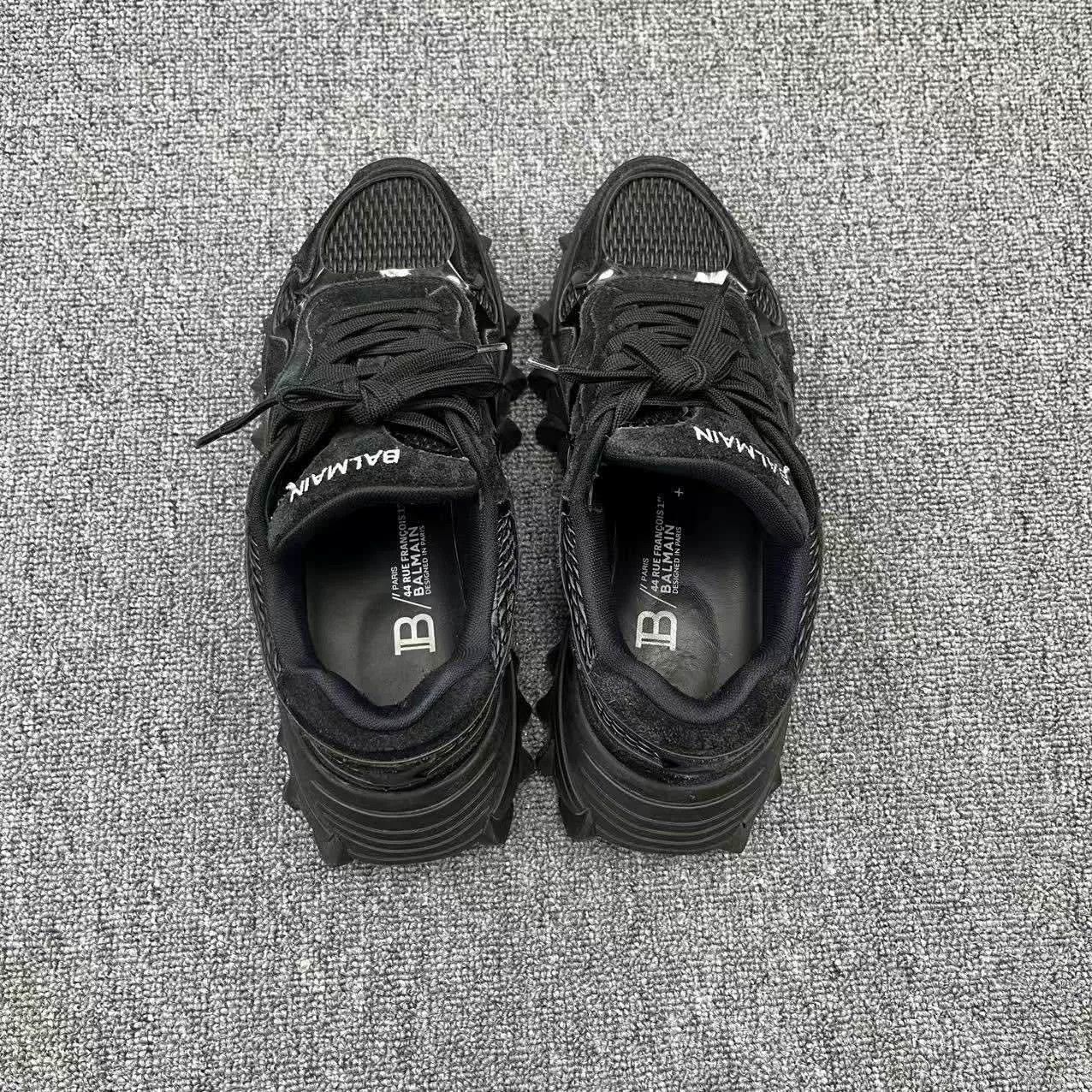 Balmain Balmain B-East 2023 Black Dad Sneakers Size US 6 / EU 39 - 3 Thumbnail
