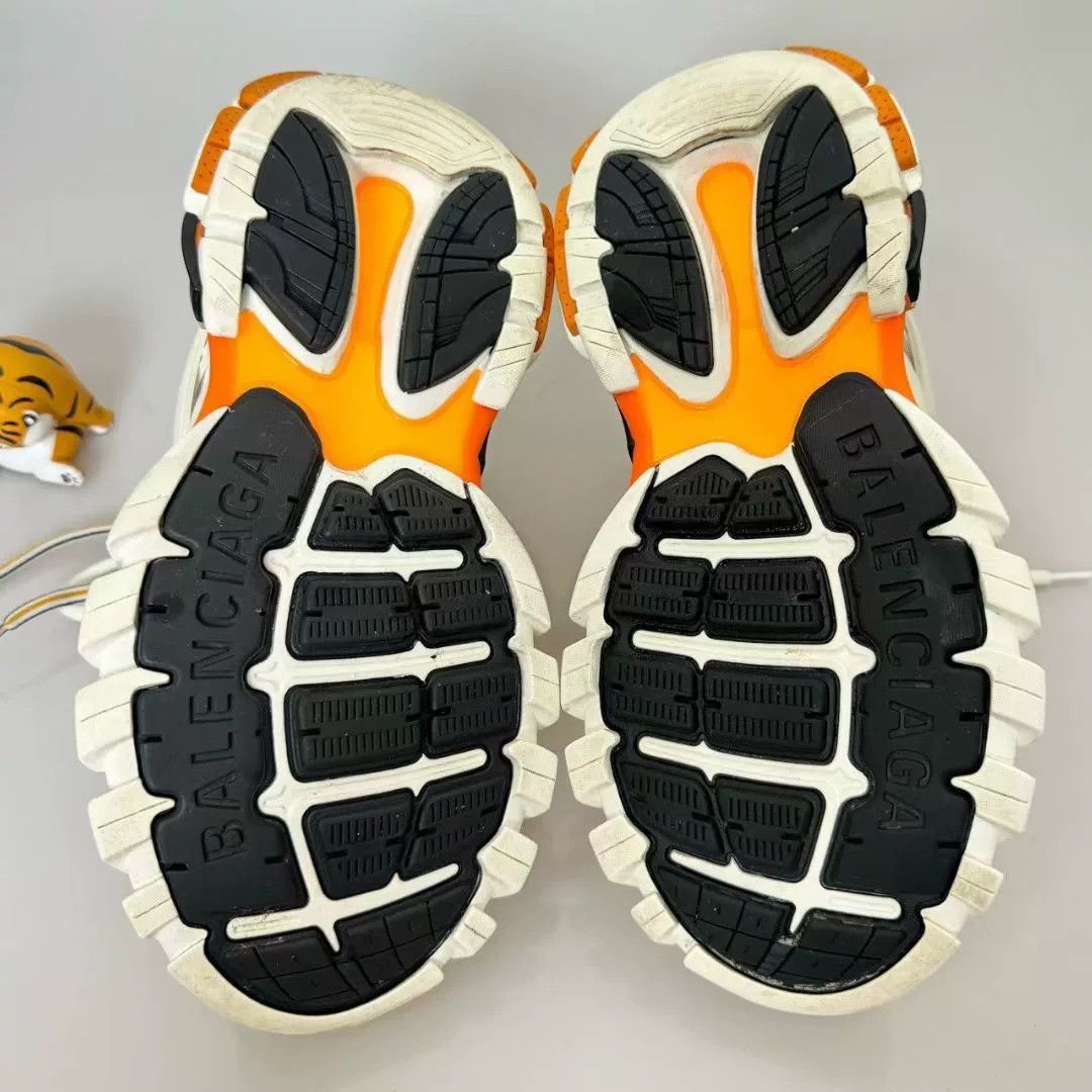 Balenciaga Balenciaga Track White Orange Size US 7 / IT 37 - 6 Thumbnail