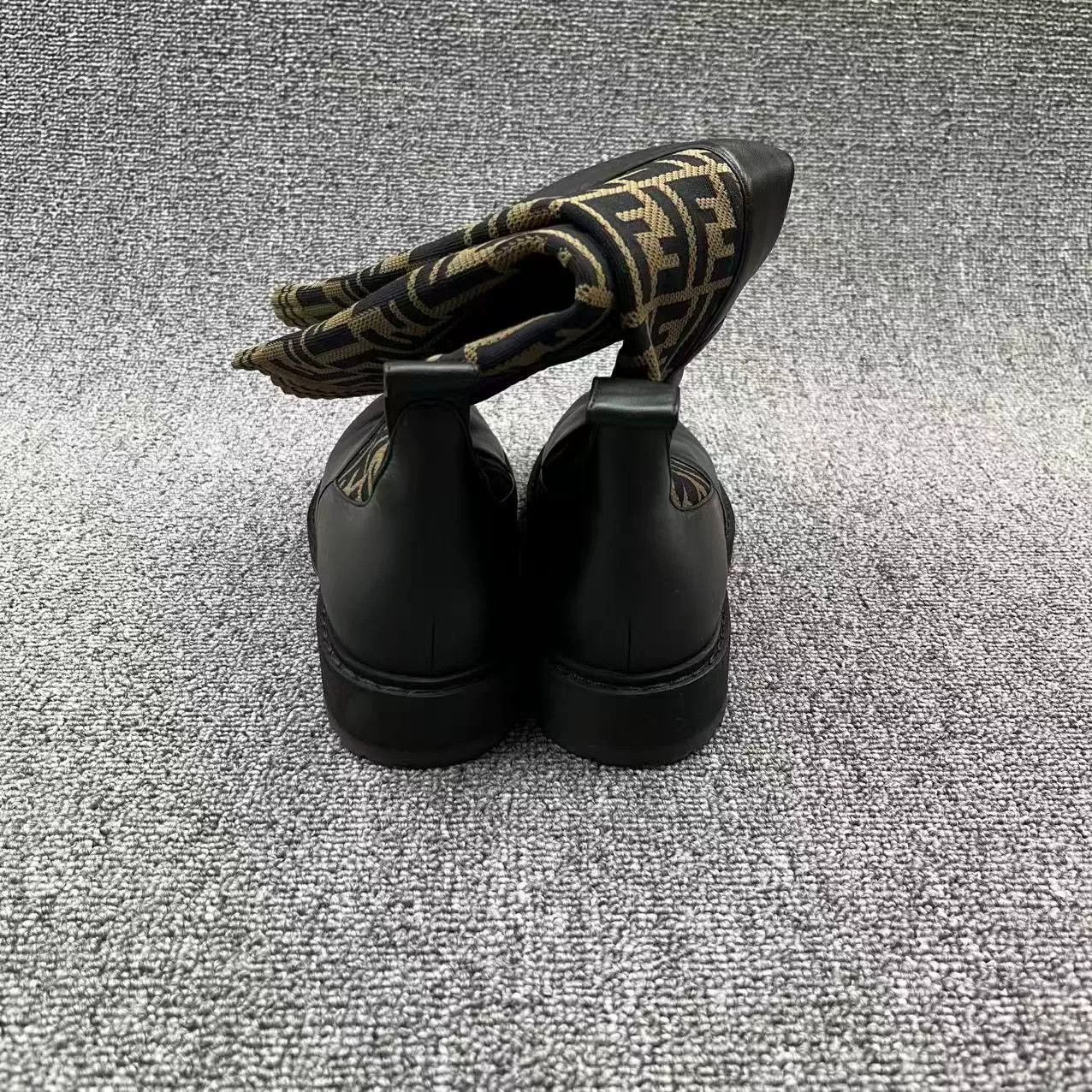 Fendi Fendi FF Monogram Leather Knee-High Boots Size US 5 / IT 35 - 4 Thumbnail