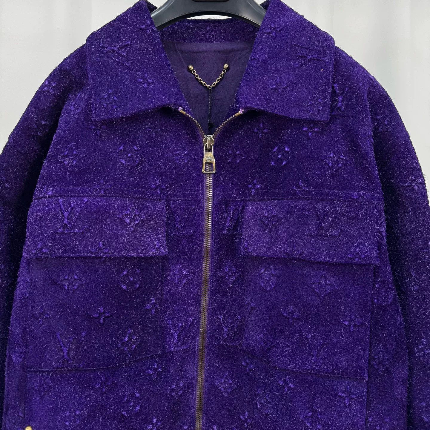 Louis Vuitton Louis Vuitton Embossed Monogram Suede Jacket Size US M / EU 48-50 / 2 - 3 Thumbnail